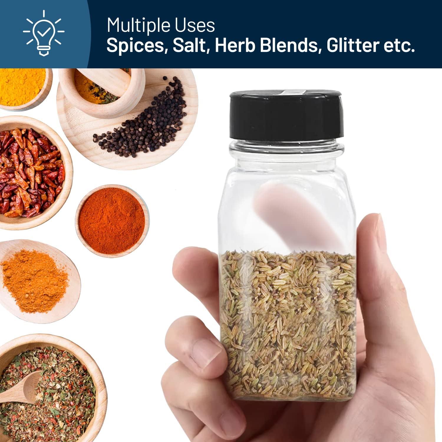 Tarros de Especias de Plástico RoyalHouse 6 Piezas 280ml