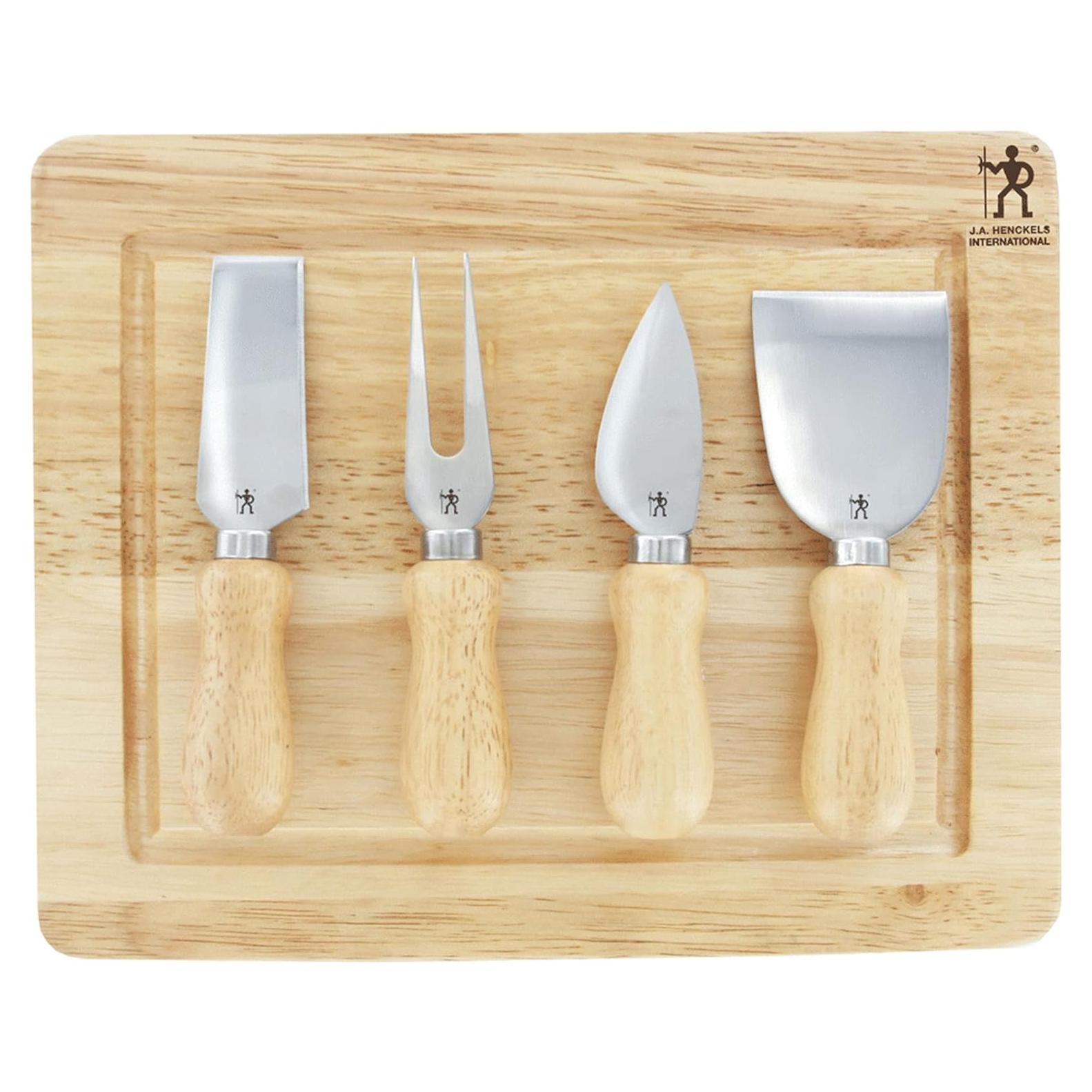 Set de Cuchillos para Queso HENCKELS 5 Piezas Acero Inoxidable