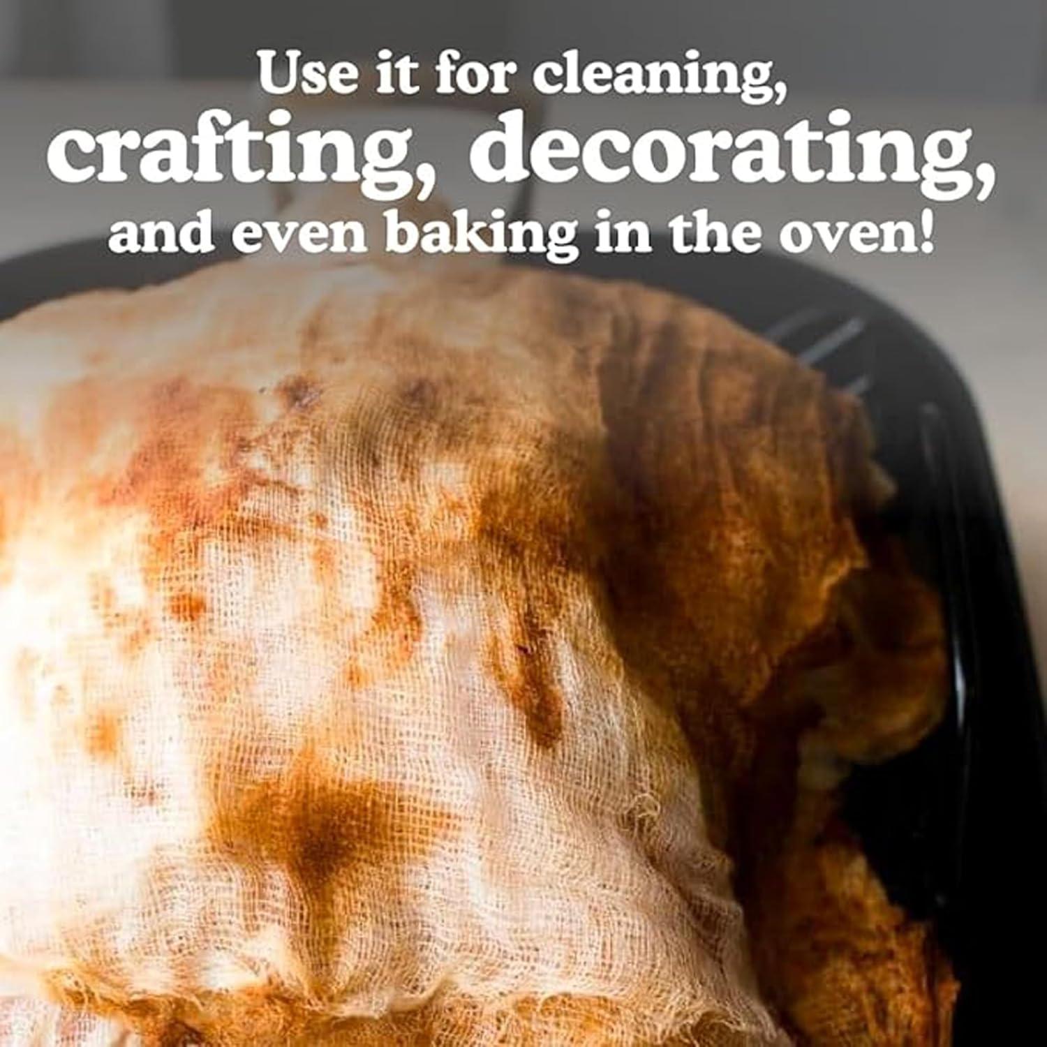 Tela de Queso Ultra Fina 100% Algodón Regency Wraps 4 Pzas