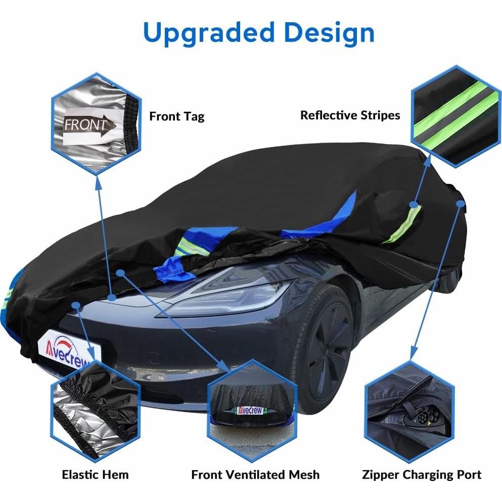 Funda para auto Avecrew Tesla Model 3 2017-2024 impermeable