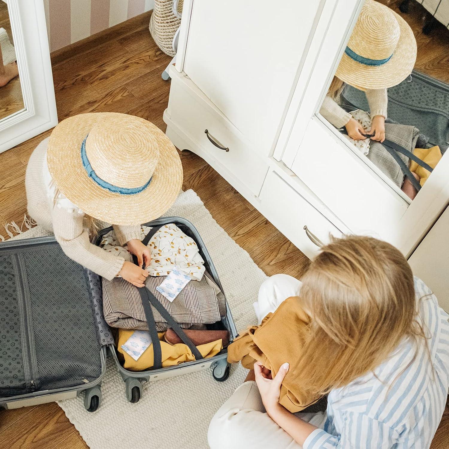 Absorbentes de Humedad Gel de Sílice 20G - 45 Paquetes Premium