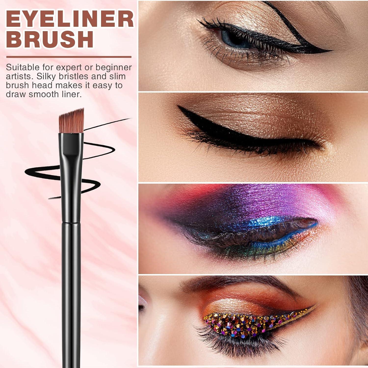 100 Cepillos Desechables para Cejas Gerrii - Negro