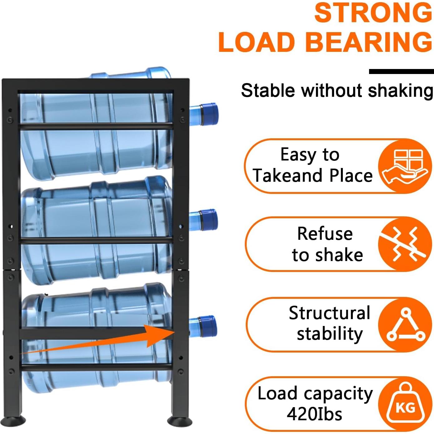 Soporte para Botellas de Agua Semoprus 5 Galones 6 Botellas