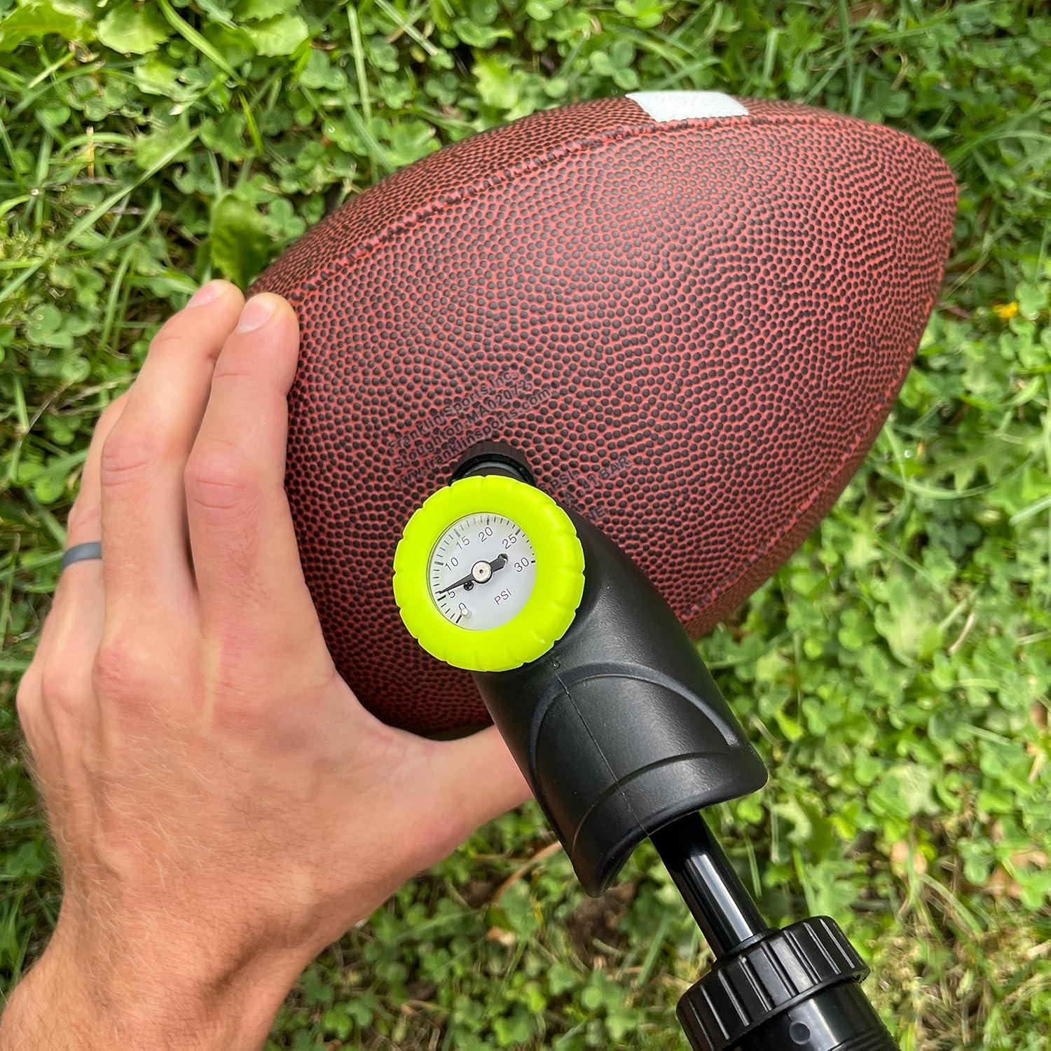 Bomba de Pelotas Franklin Sports con Manómetro - Inflador Manual