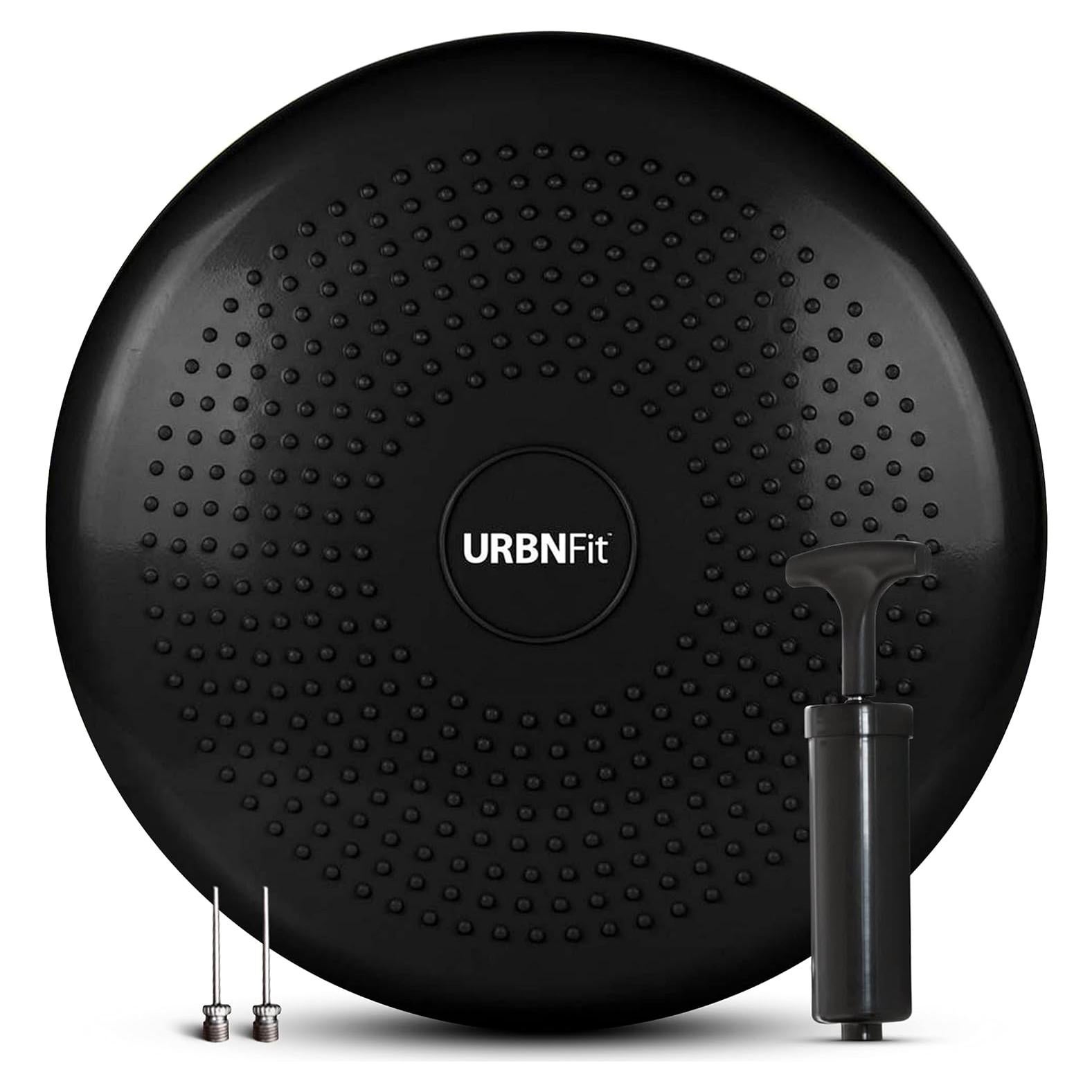 Cojín Inestable URBNFit 33 cm - Disco de Equilibrio Negro