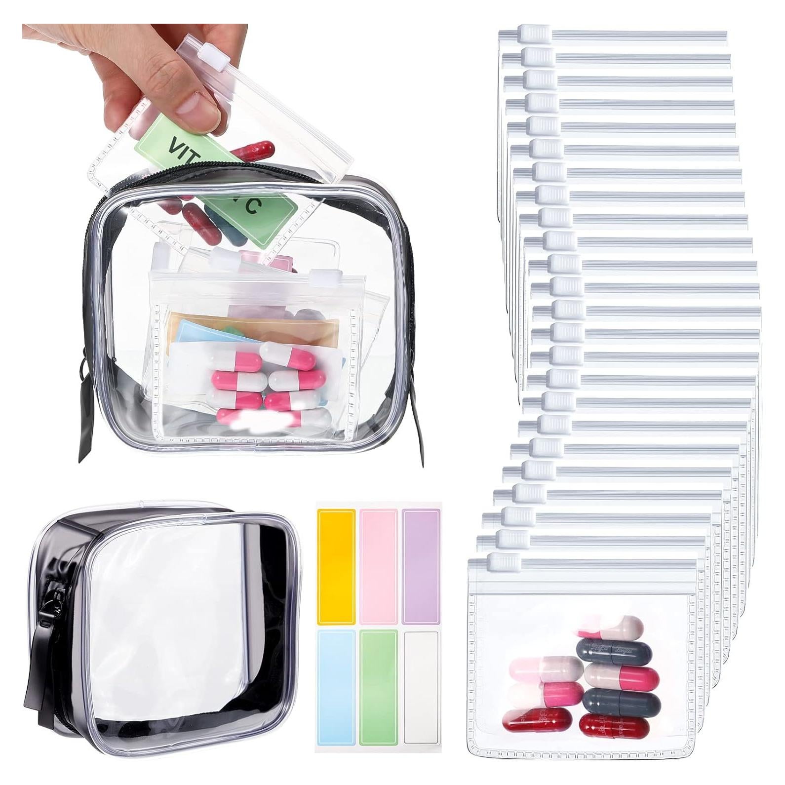 Juego de 26 Bolsas Reutilizables Meanplan con Etiquetas