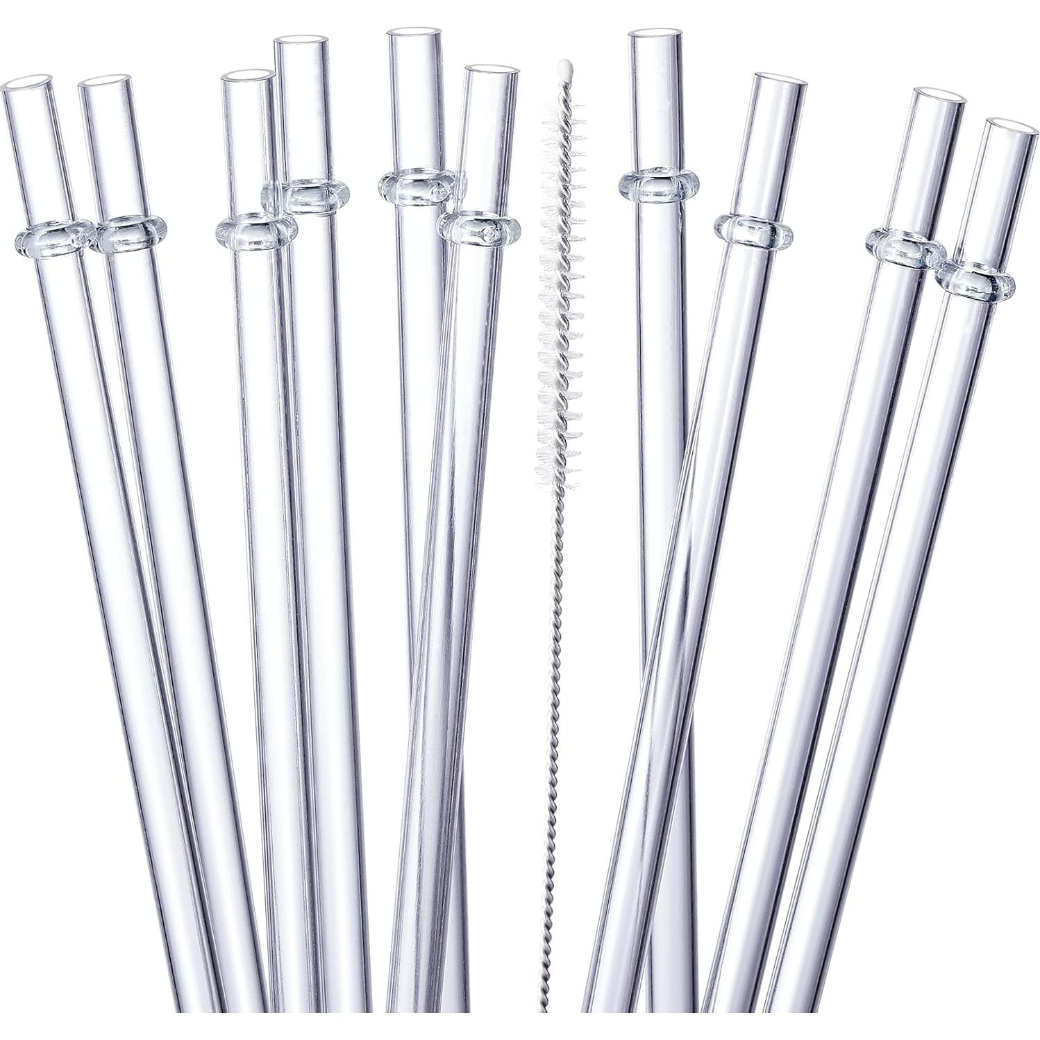 Popotes Reutilizables VITEVER 24 Piezas 26.67 cm Transparentes