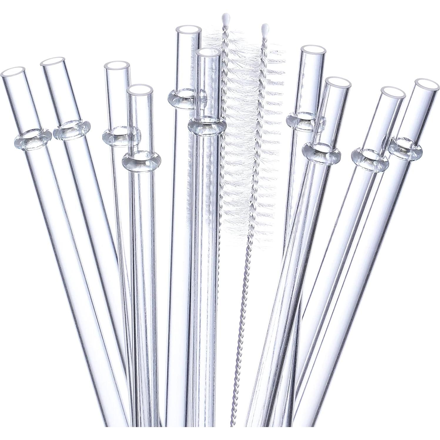 Popotes Reutilizables VITEVER 24 Piezas 26.67 cm Transparentes