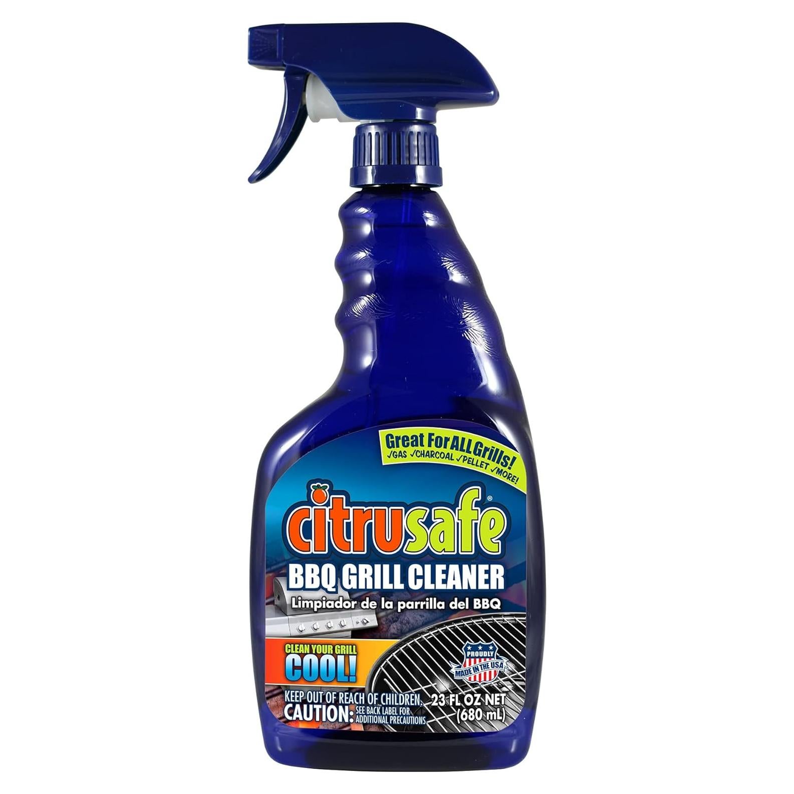 Limpiador de Parrilla CitruSafe 680ml - Spray Desengrasante Natural