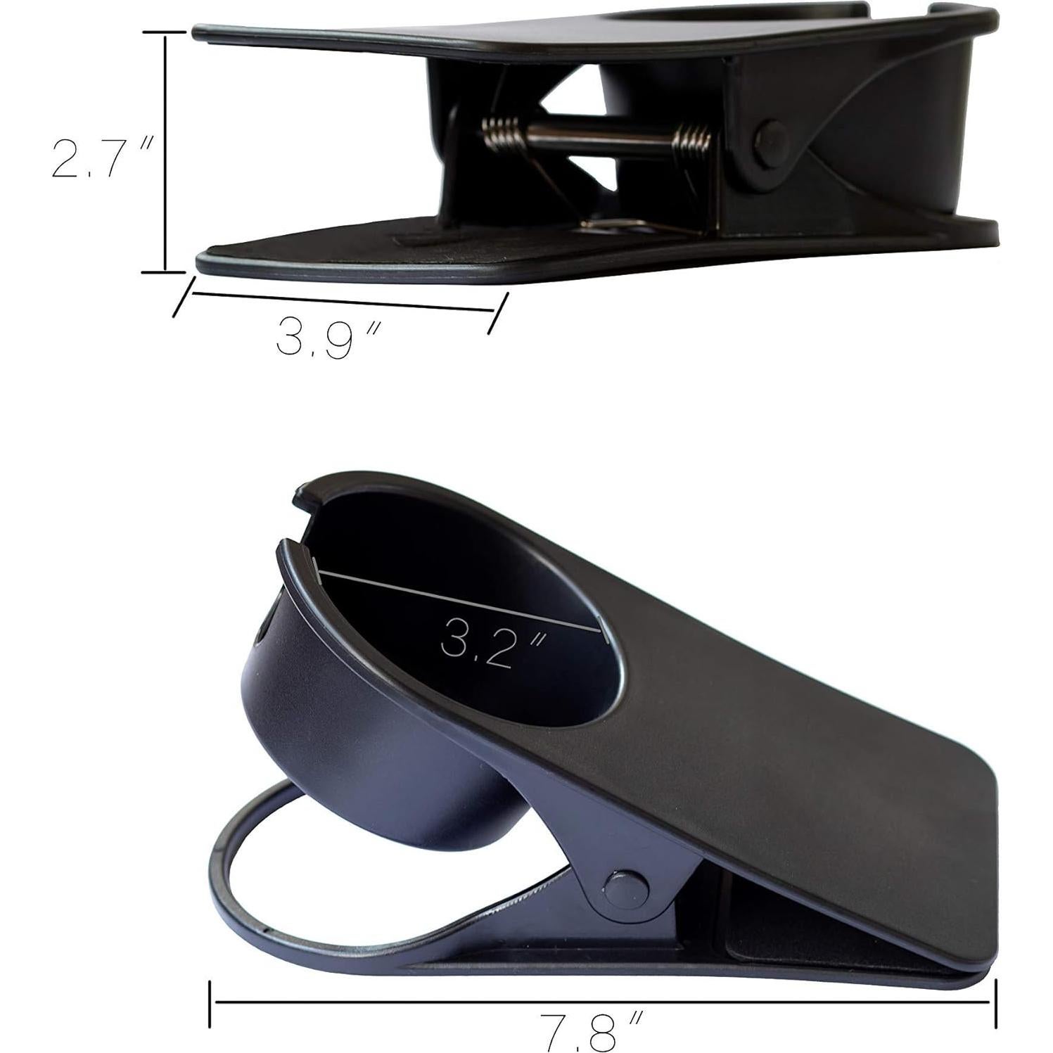 Soporte para Taza de Escritorio EMXGB Negro - Fijador Multifuncional