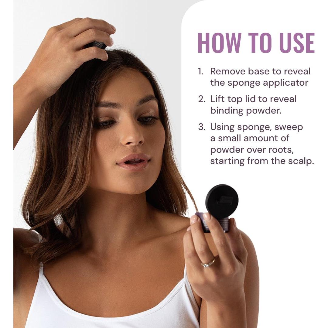 Polvo Retoque Raíces Negro Style Edit - Cubrir Canas 4.54g