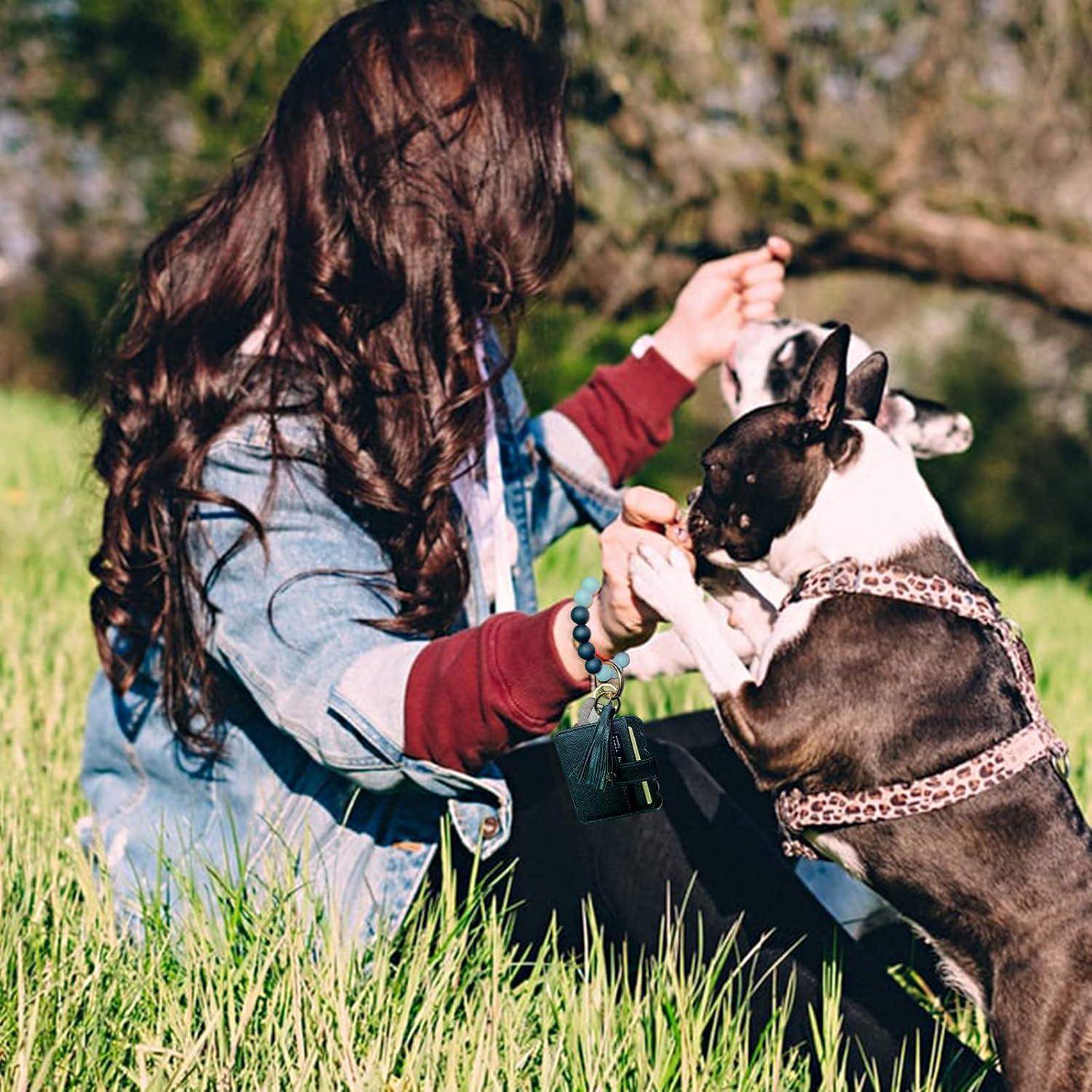 Llavero Pulsera Sanwor con Monedero y Soporte para Tarjetas