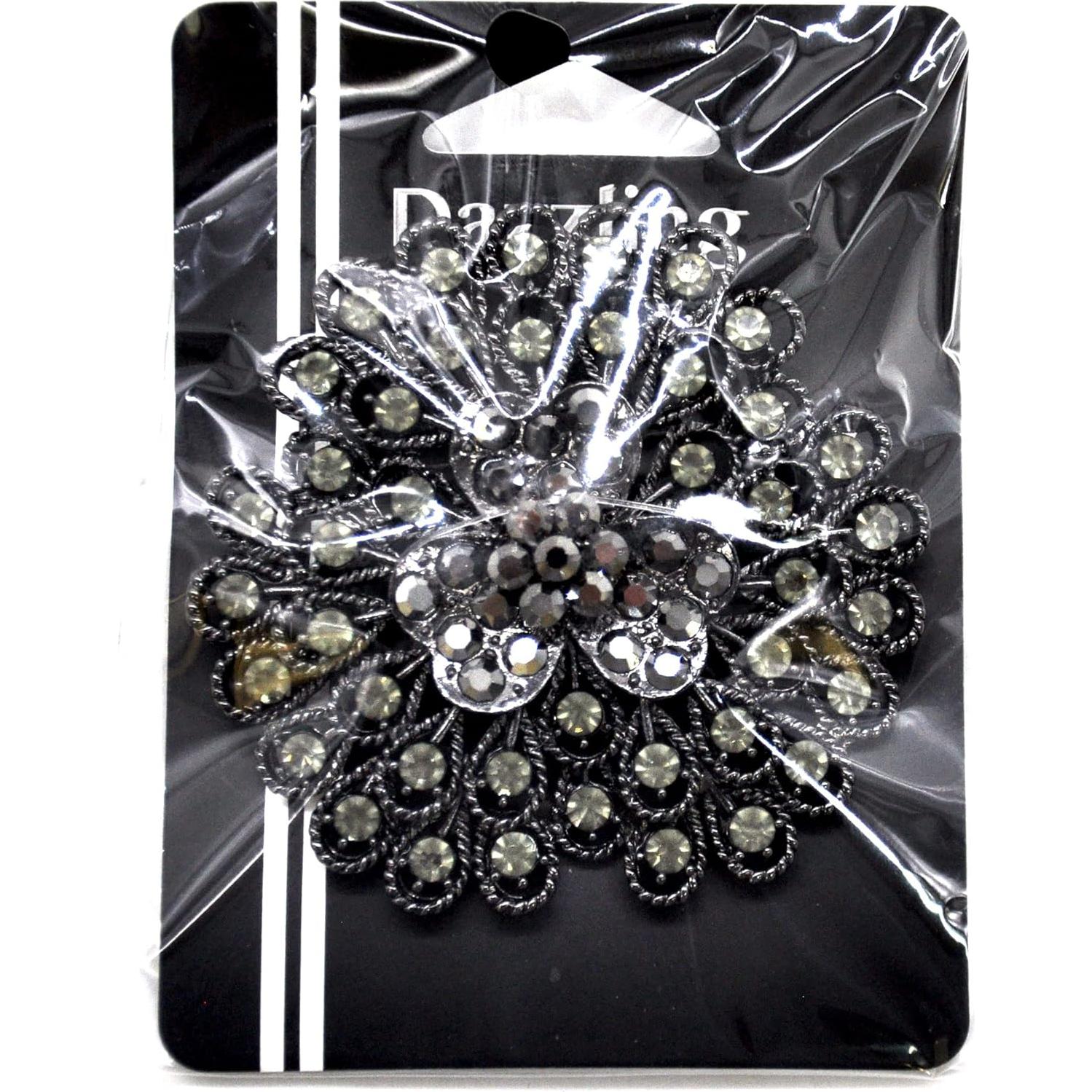 Broche de Rhinestone Belagio Enterprises 6.35 cm