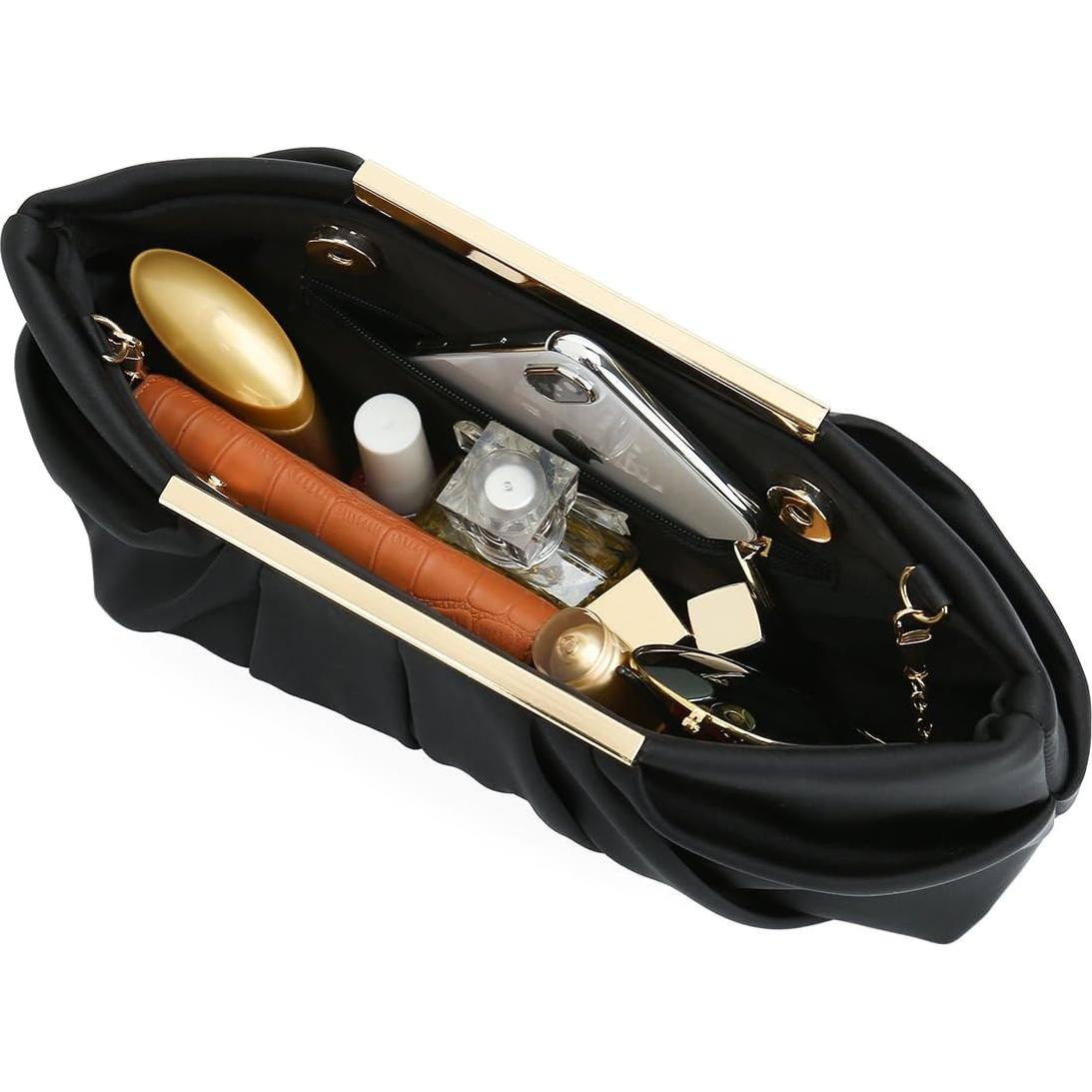 Bolso de Noche Elegante Charming Tailor Negro 28x15cm