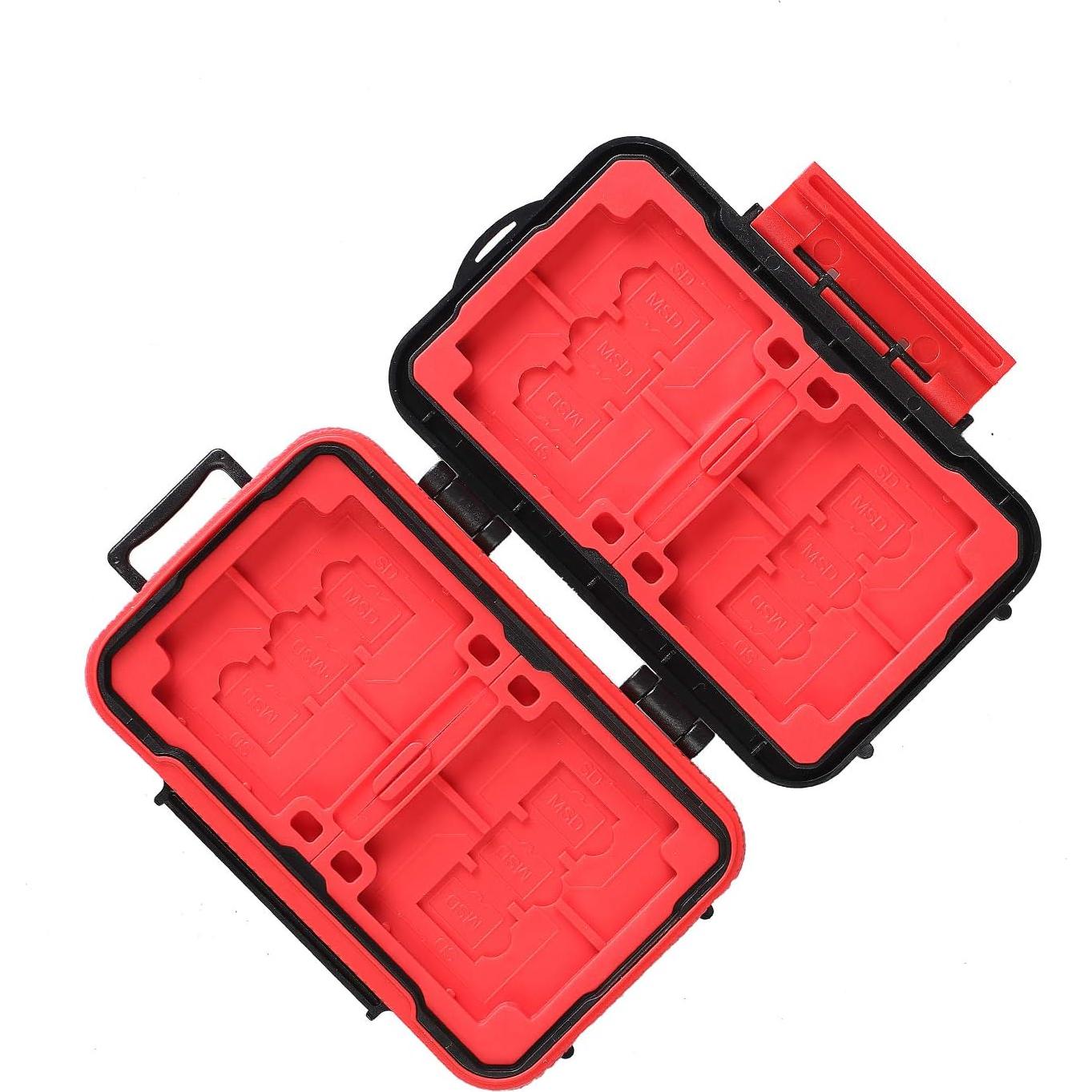 Estuche LYNCA para 24 Tarjetas de Memoria Resistente al Agua