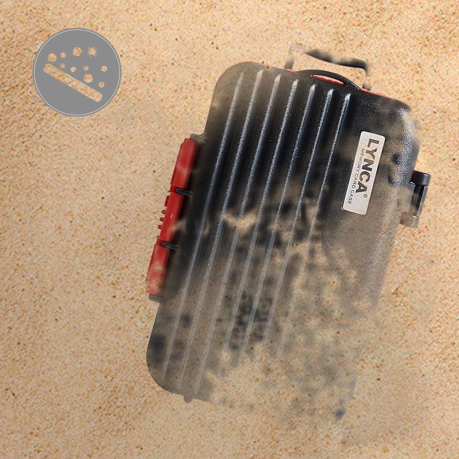 Estuche LYNCA para 24 Tarjetas de Memoria Resistente al Agua