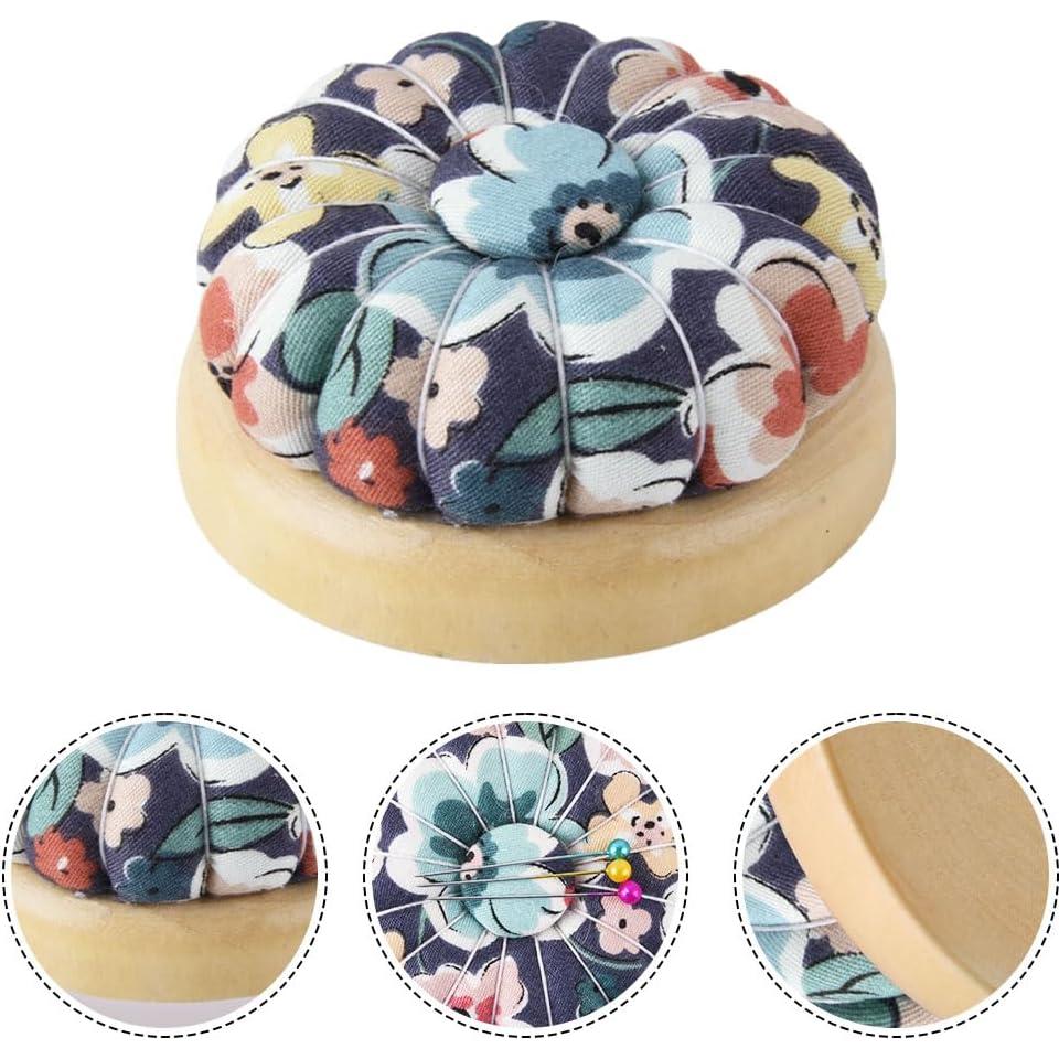 Almohadilla para Agujas Wanshui Calabaza Floral 7x3cm Magnética