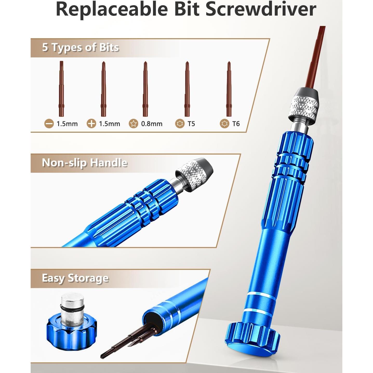 Kit de Herramientas para Reloj EasyTime 147 PCS - Reparación y Batería