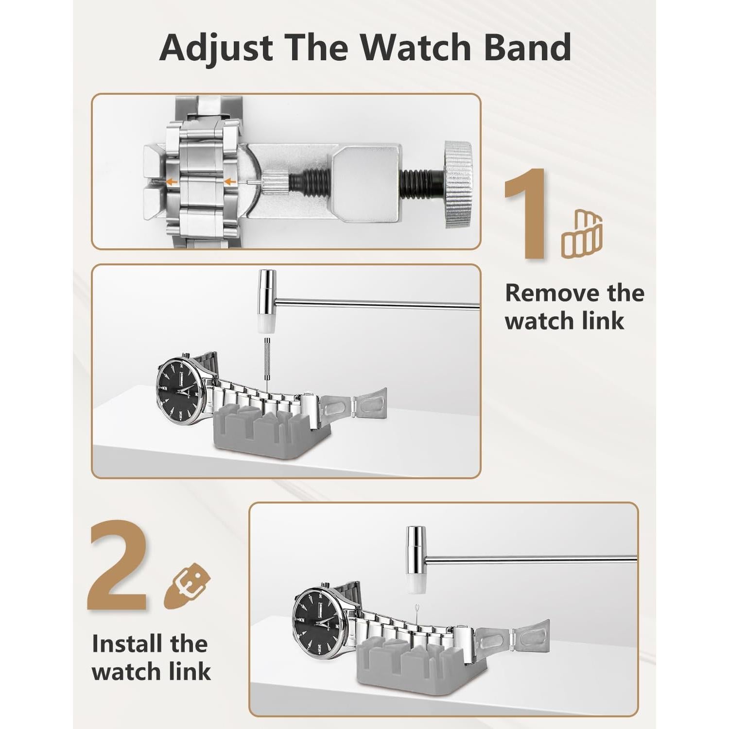 Kit de Herramientas para Reloj EasyTime 147 PCS - Reparación y Batería