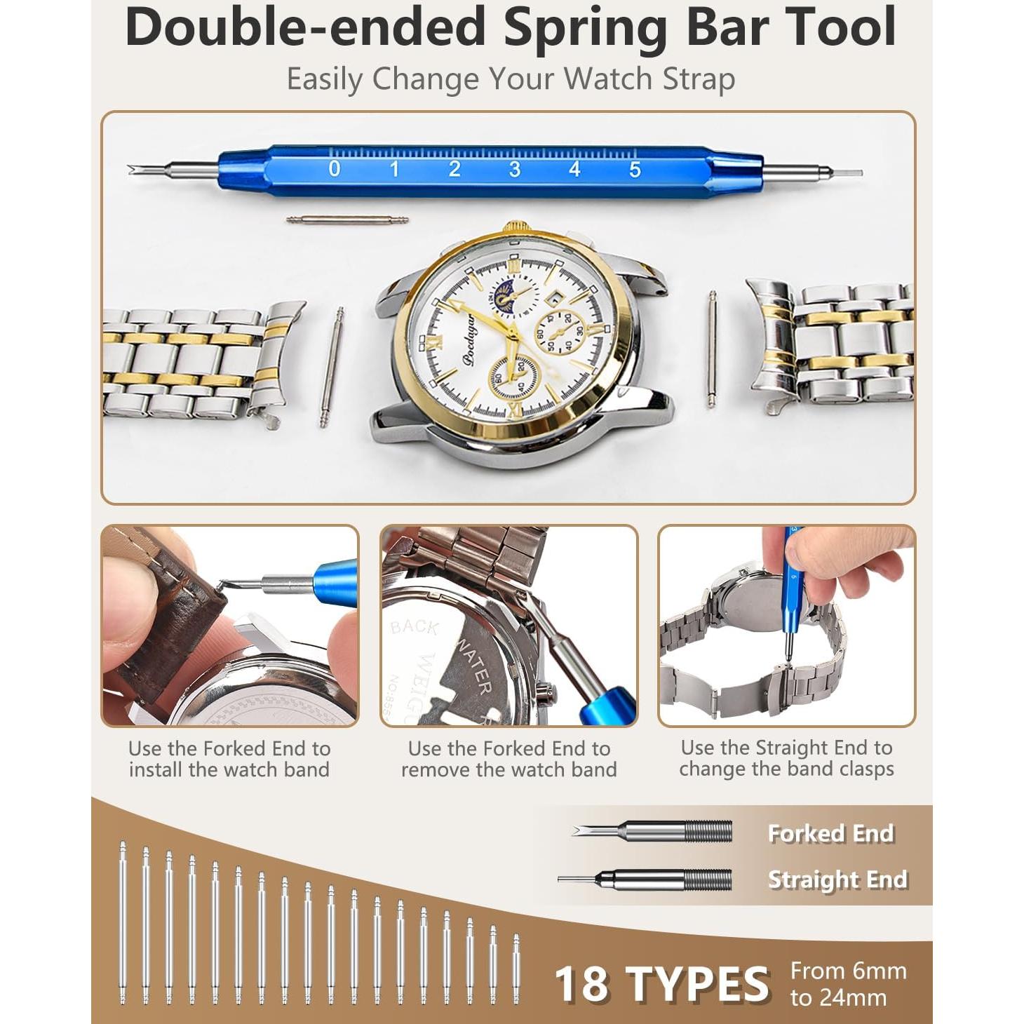 Kit de Herramientas para Reloj EasyTime 147 PCS - Reparación y Batería