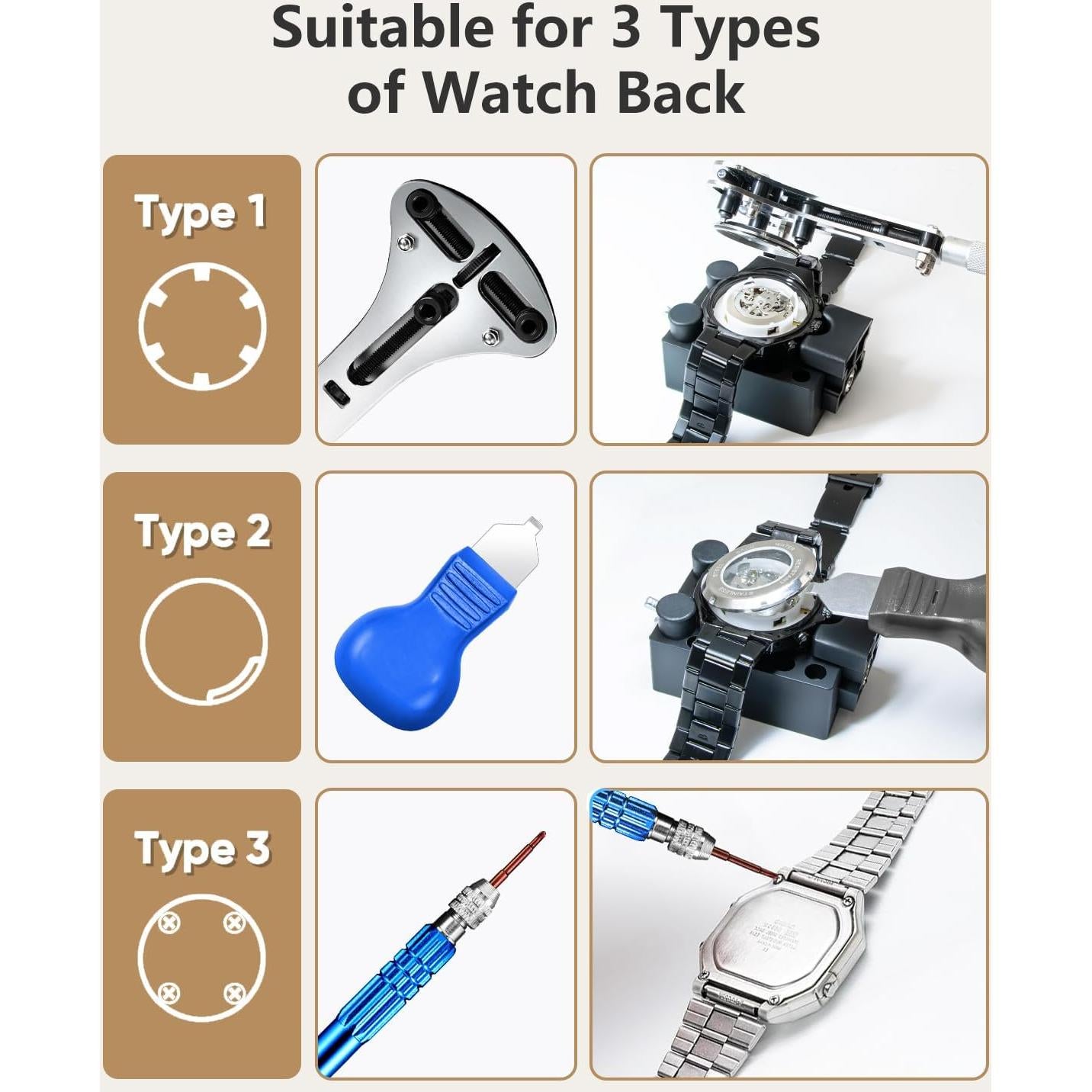 Kit de Herramientas para Reloj EasyTime 147 PCS - Reparación y Batería
