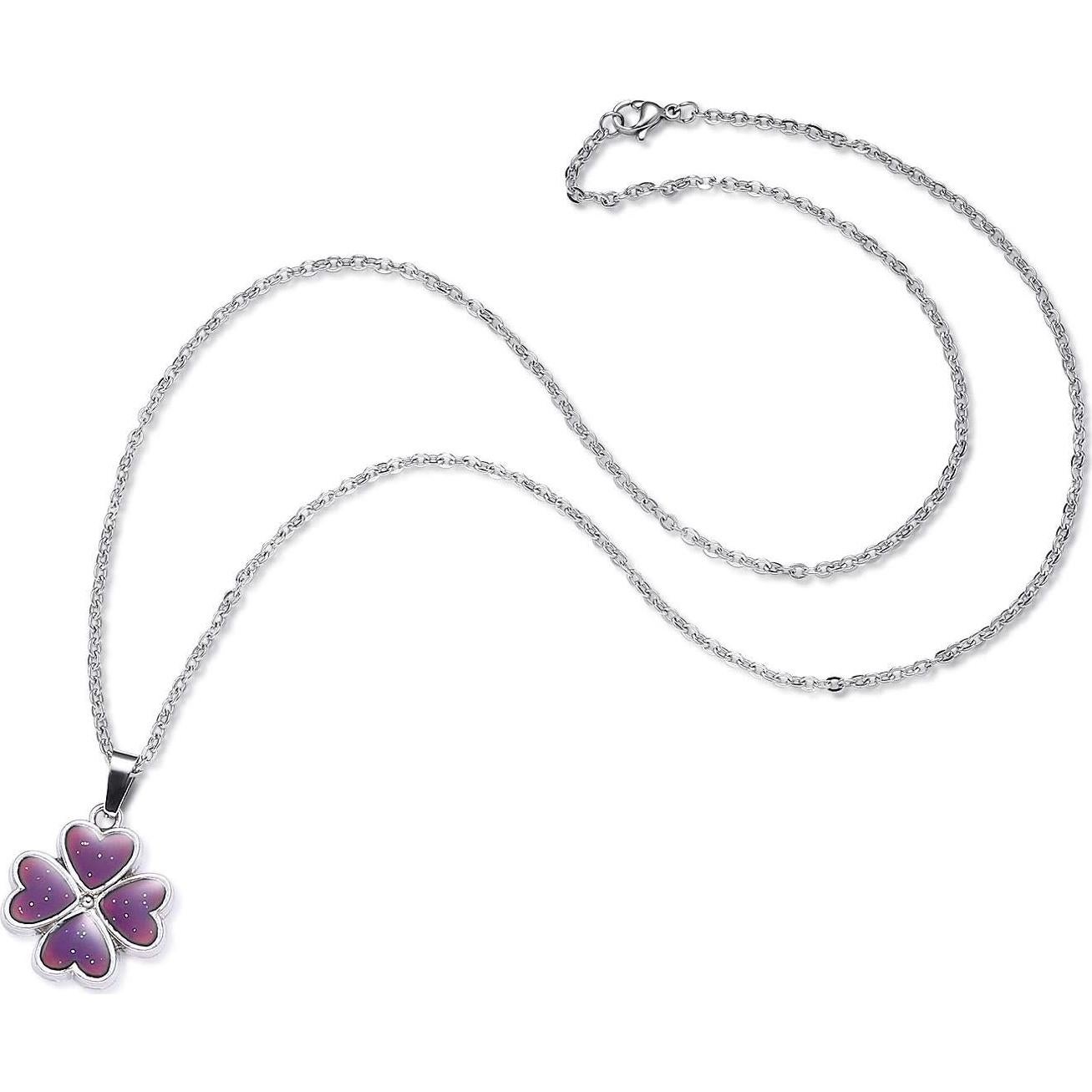 Collar Colgante Cambiante de Color FM FM42 50cm Acero Inoxidable