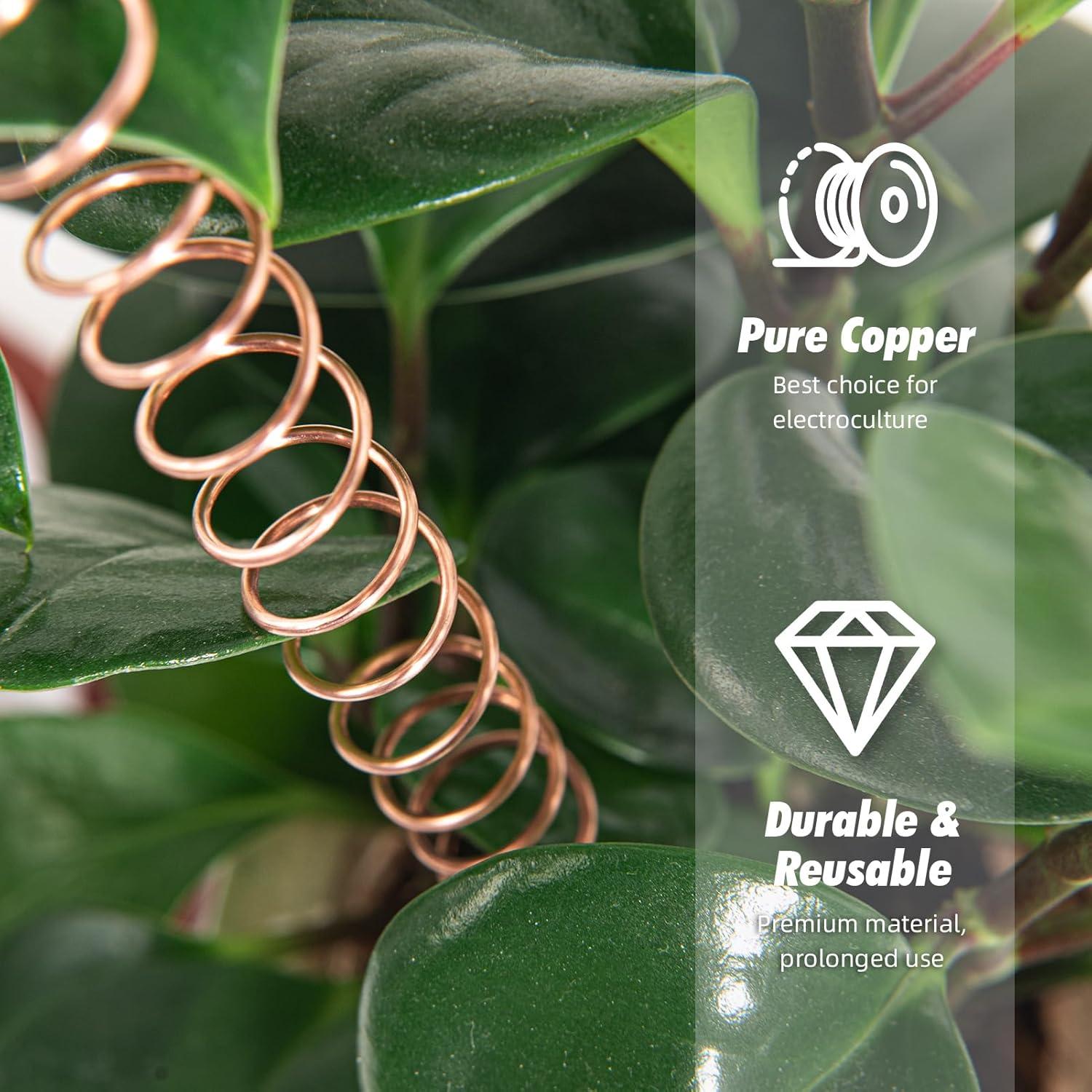 Alambre de Cobre Puro 16 AWG 18.29 m Art3d para Jardinería