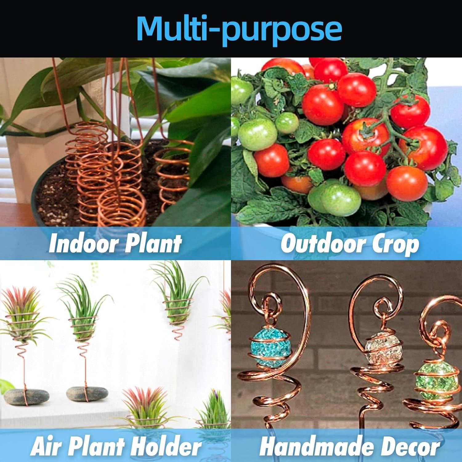 Alambre de Cobre Puro 16 AWG 18.29 m Art3d para Jardinería