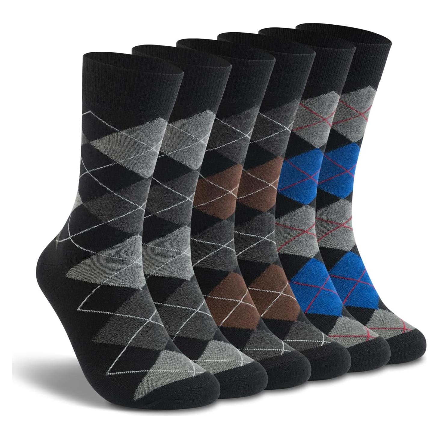 Calcetines Finos de Lana Merino LIXIA para Hombre - Paquete de 3