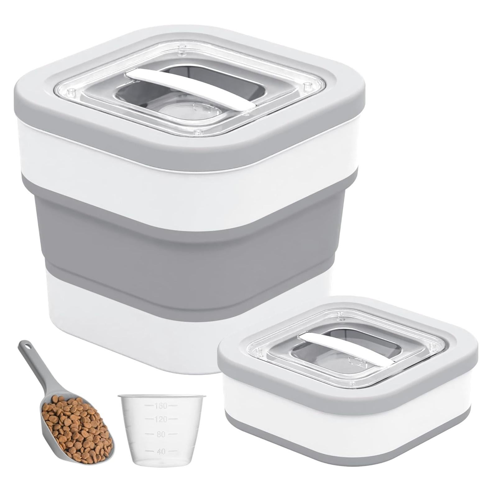 Contenedor de Almacenamiento de Comida para Perros DDMOMMY 5.9 kg Hermético Plegable