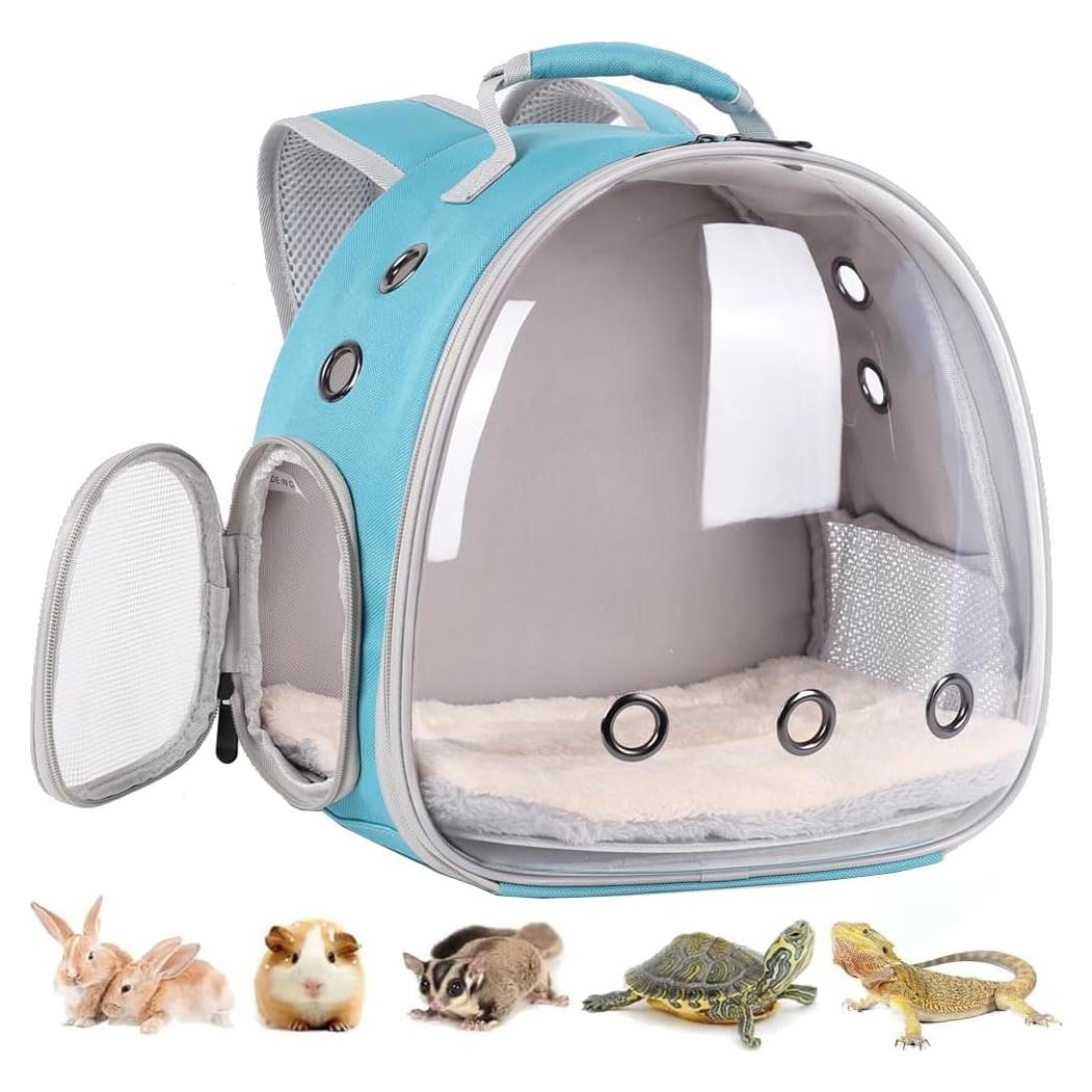 Mochila Transportadora para Mascotas Pequeñas LAIRIES Verde