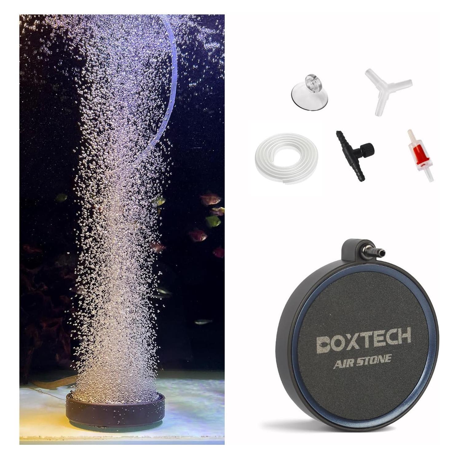 Difusor de oxígeno para acuario UPETTOOLS 8.1 cm, burbujas silenciosas