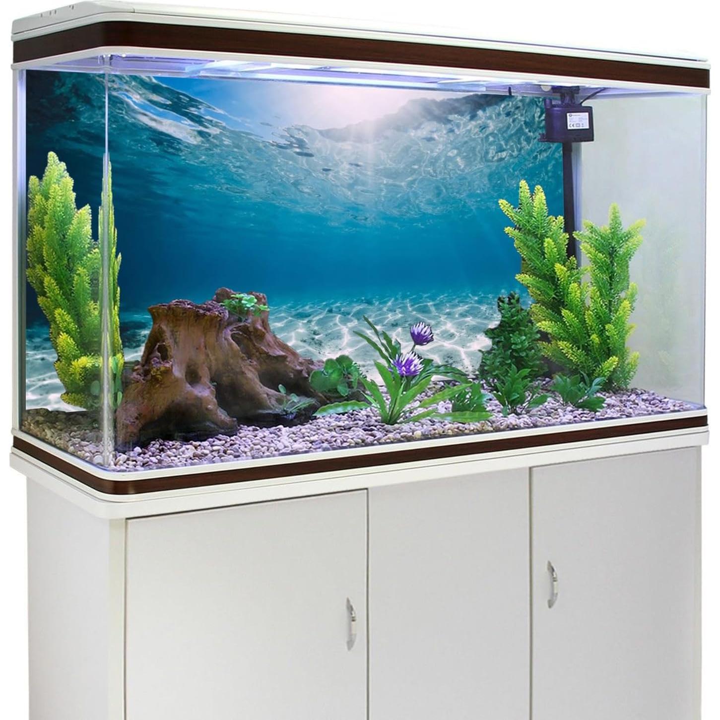 Fondo de Acuario 60x30 cm AWERT Tema Submarino HD