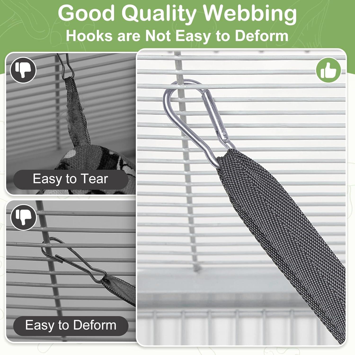 Hamaca para Hurones Hedgeink 8 Piezas Lavable 45x28cm