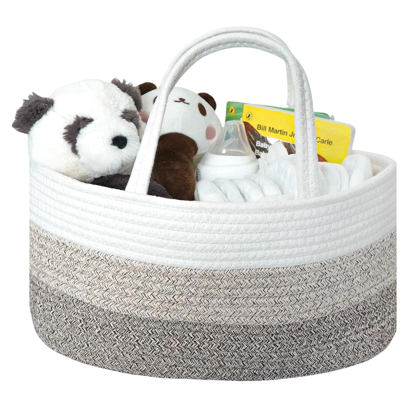 Organizador de Pañales Luxury Little Grande Algodón Marrón