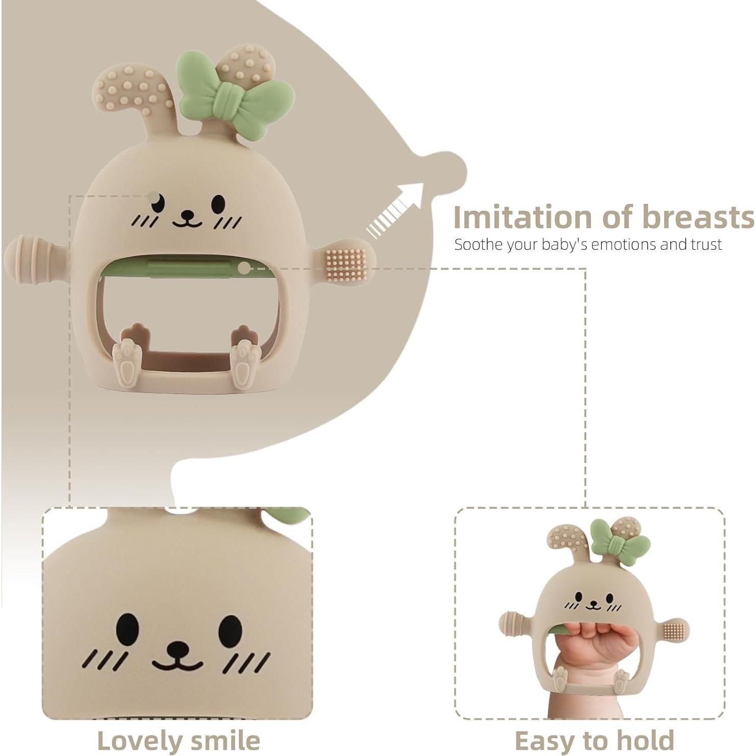 Mordedor de Silicona Chuya Bunny para Bebés 0-24 Meses