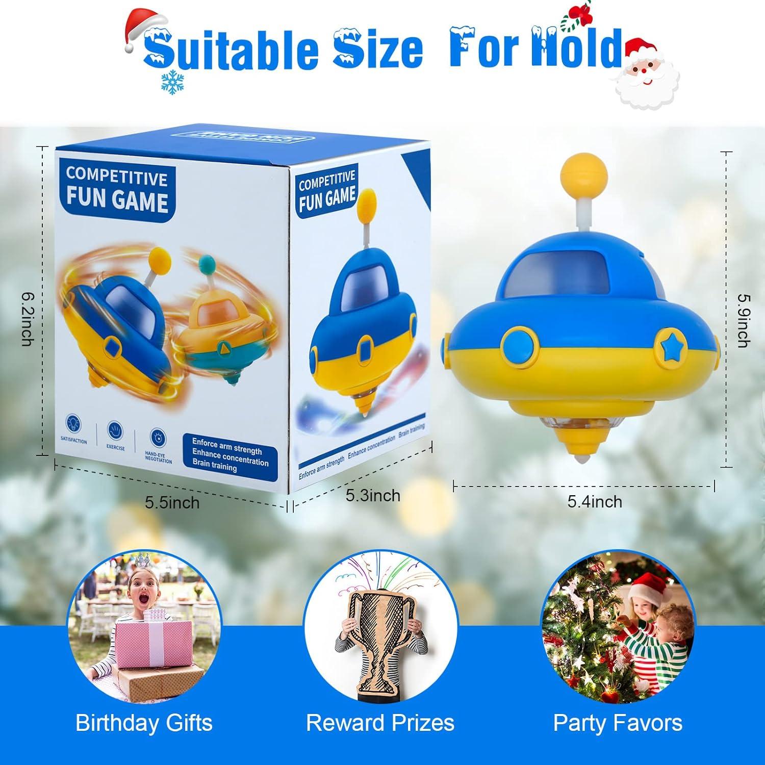 Trompo Iluminado DPTOYZ 13.7x15 cm Juguete Educativo