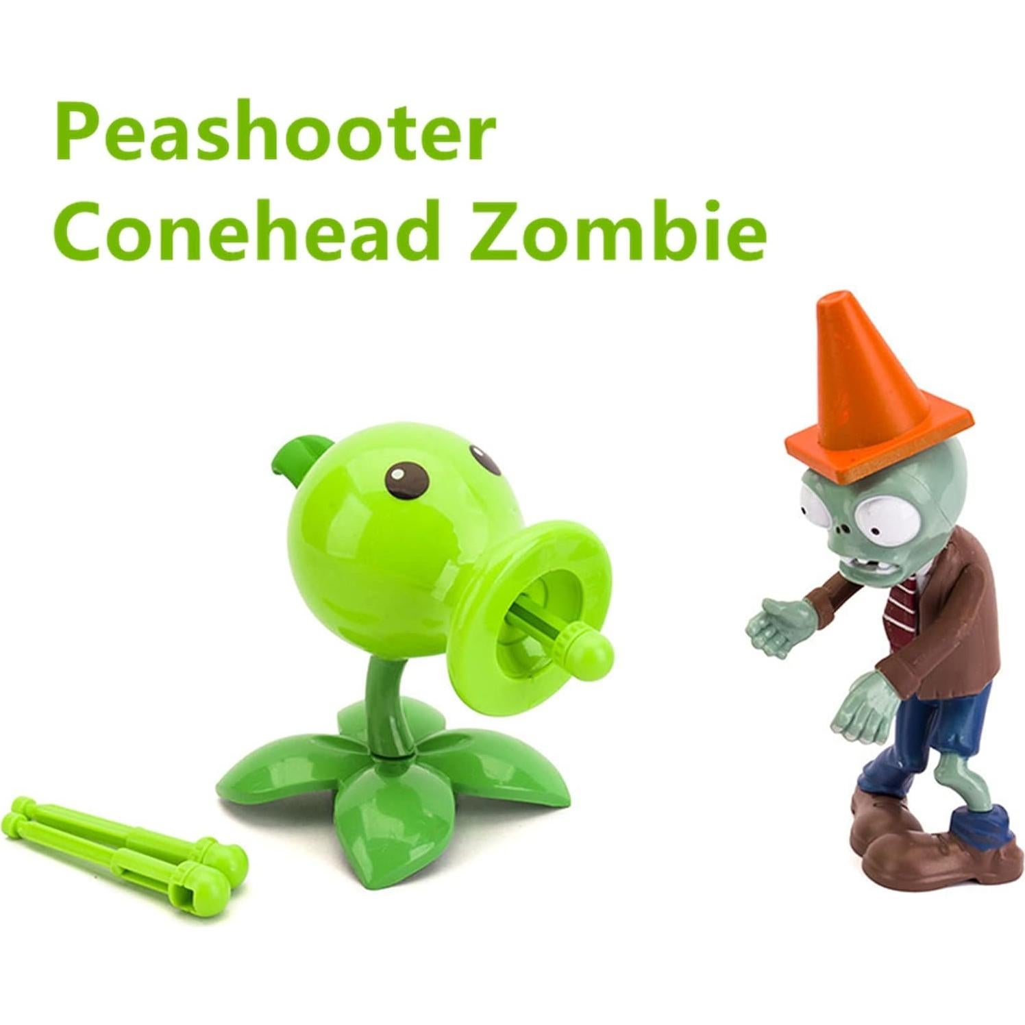 Juguetes de Plantas y Zombies JHESAO 2 Figuras de Acción