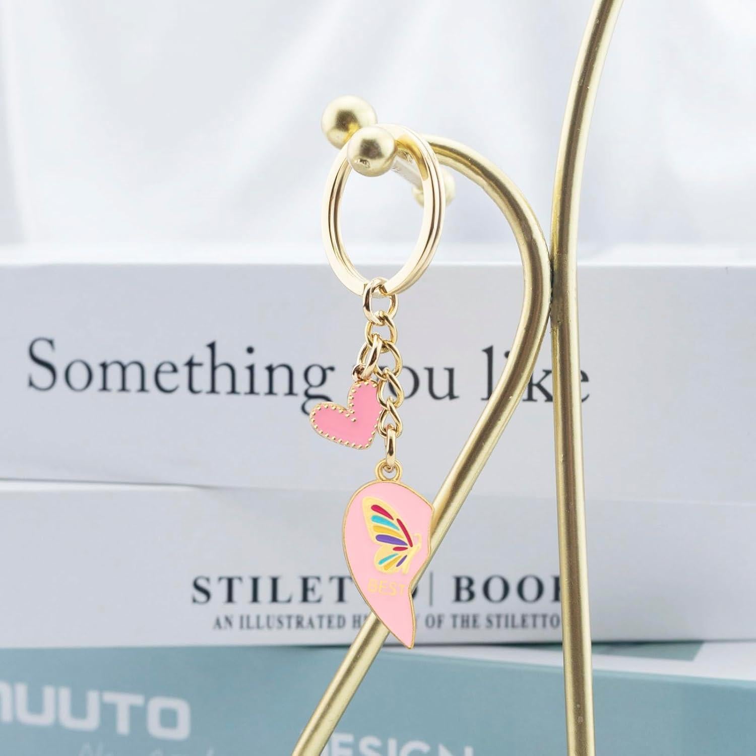 Llaveros de Amistad OEHEDOU para Mejores Amigos - 2 Piezas