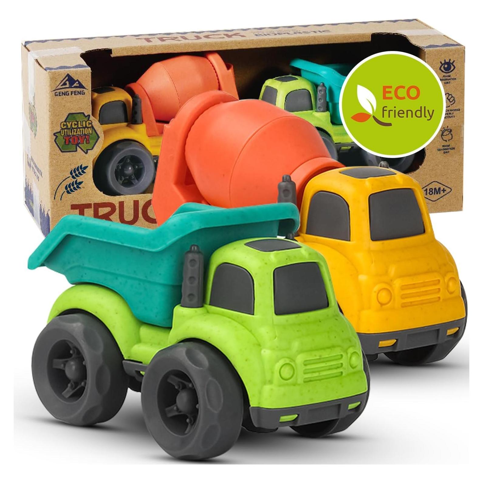 Juguetes de Coche Aigitoy Camión Volquete y Mezcladora 25.4cm