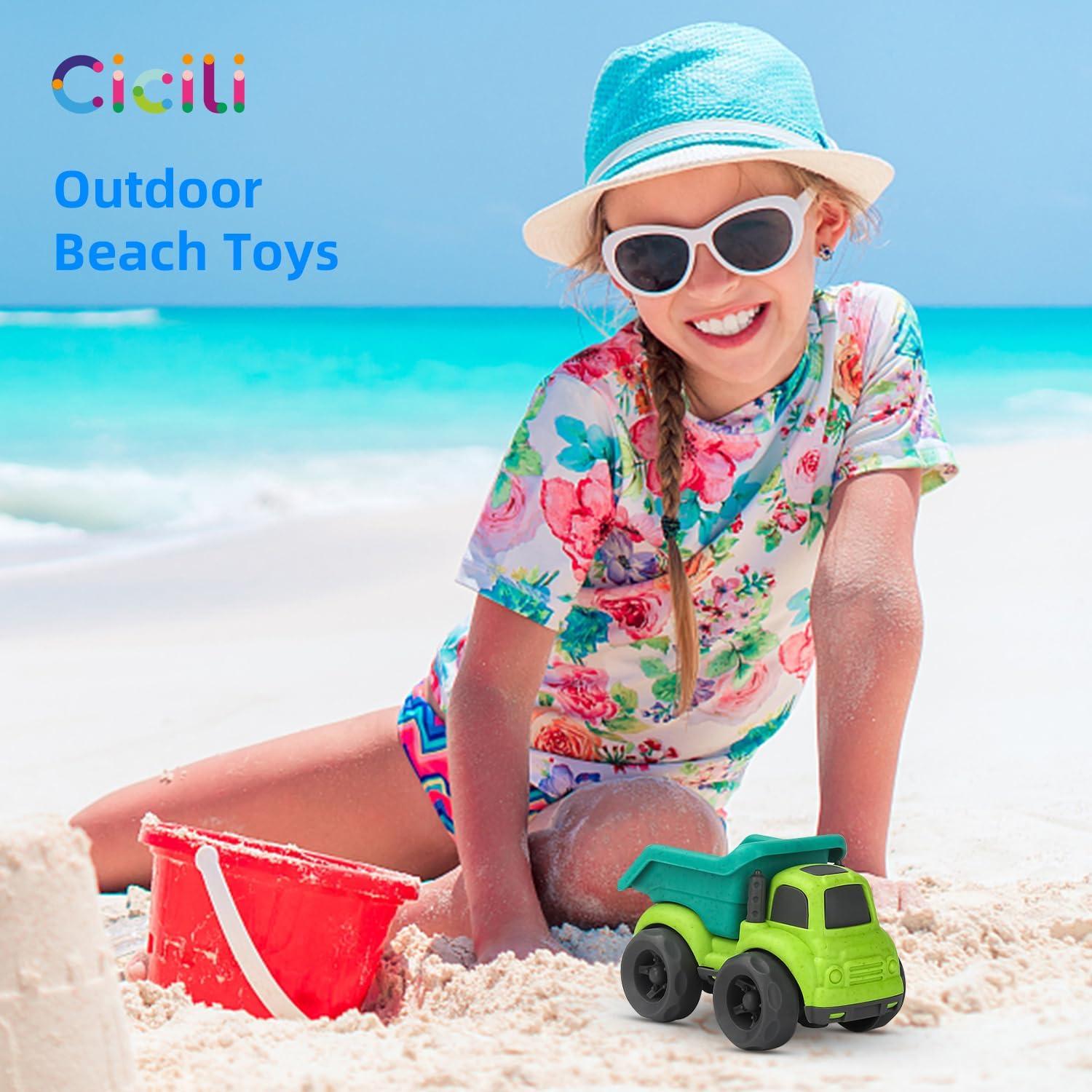 Juguetes de Coche Aigitoy Camión Volquete y Mezcladora 25.4cm