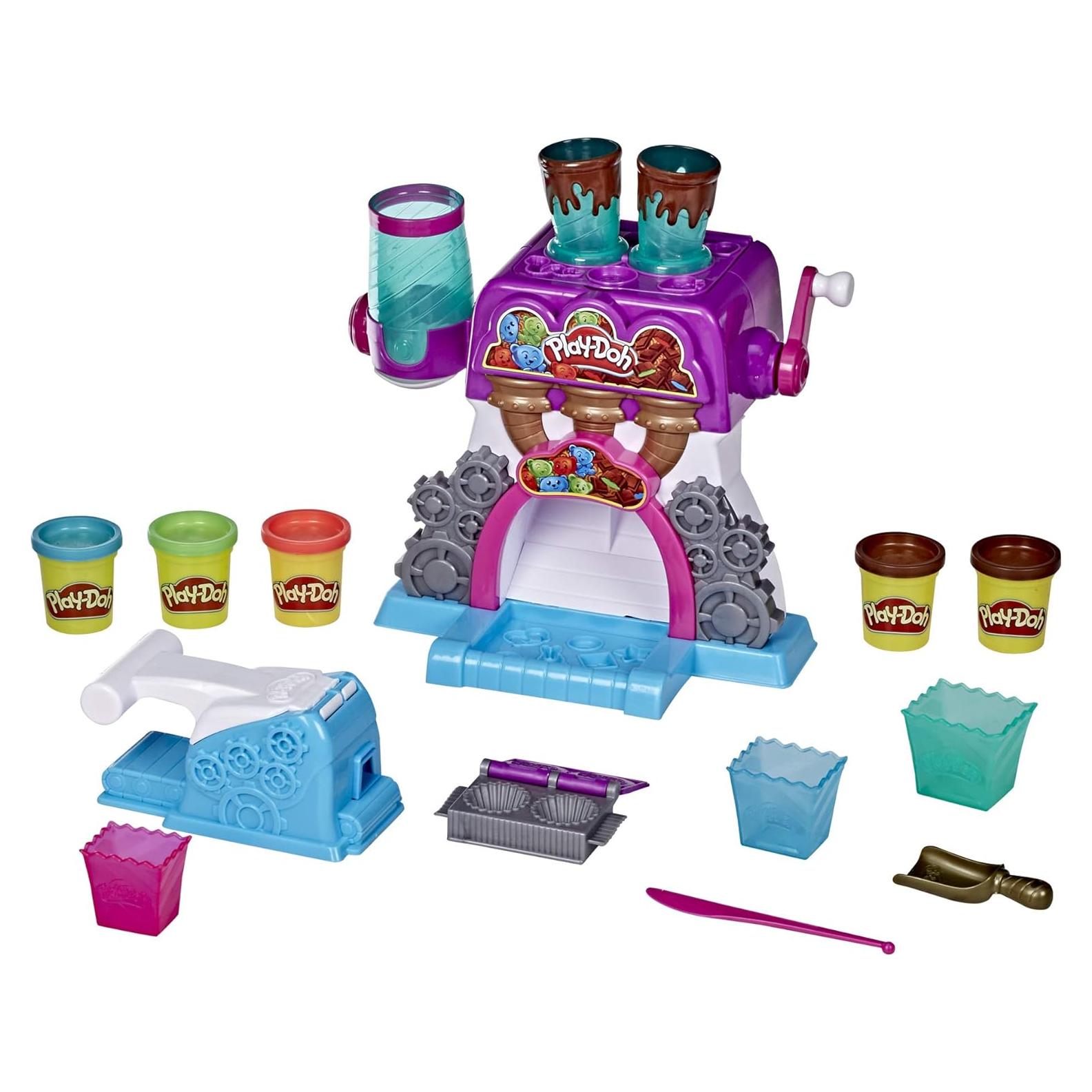Juego de Cocina Play-Doh Fábrica de Caramelos 5 Latas No Tóxico