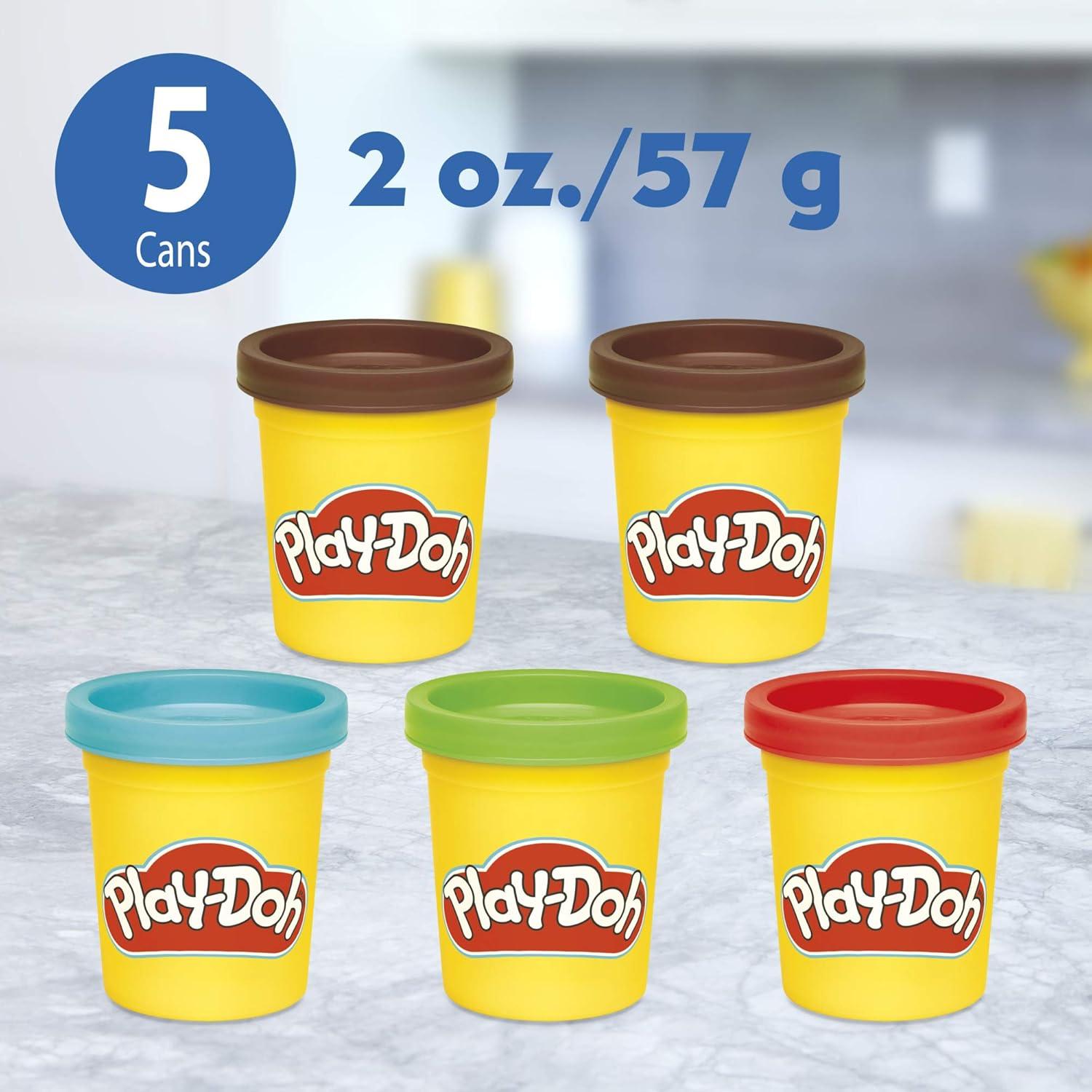 Juego de Cocina Play-Doh Fábrica de Caramelos 5 Latas No Tóxico