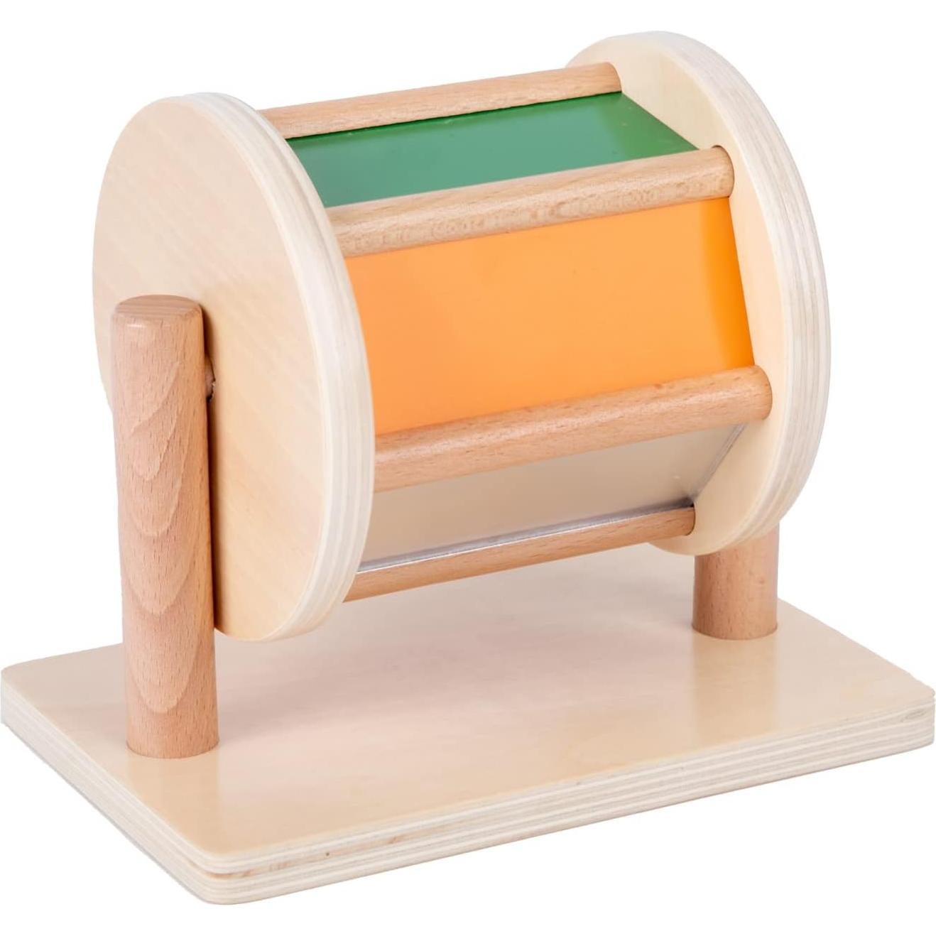 Kit de Juguetes Montessori 2 - Espejo, Rompecabezas y Tambor