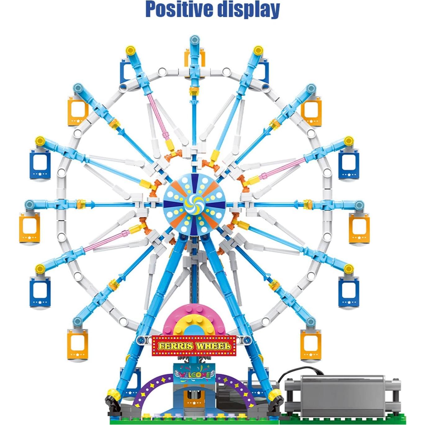 Kit de Bloques de Construcción Rueda de la Fortuna 870 Piezas