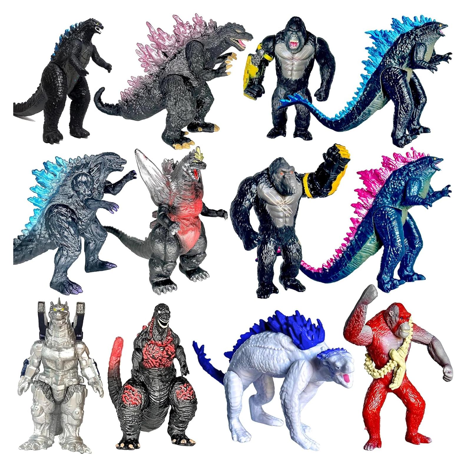 Set de 12 Figuras de Acción Godzilla x Kong TwCare 11.43 cm