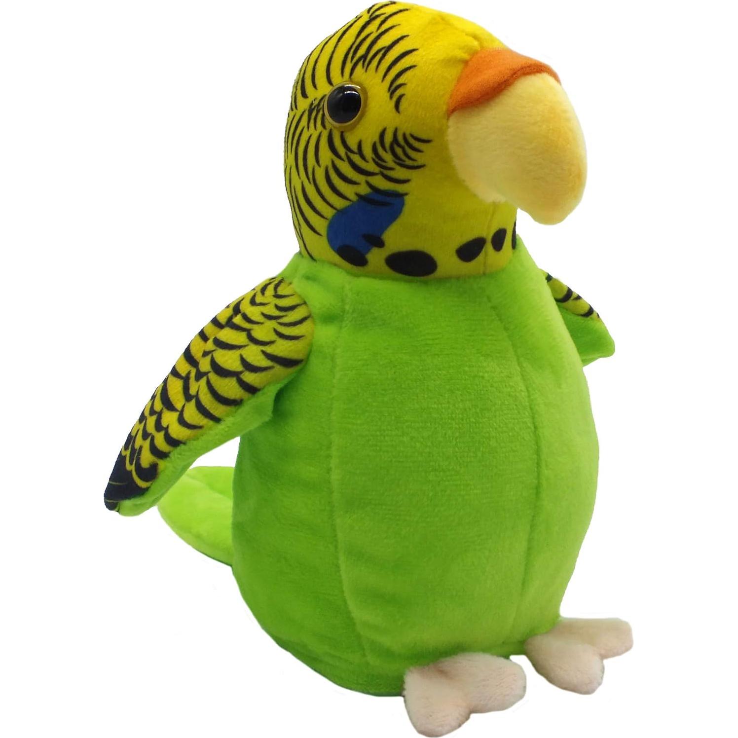 Loro Hablador Electrónico Vincilee Verde 18cm Juguete Divertido