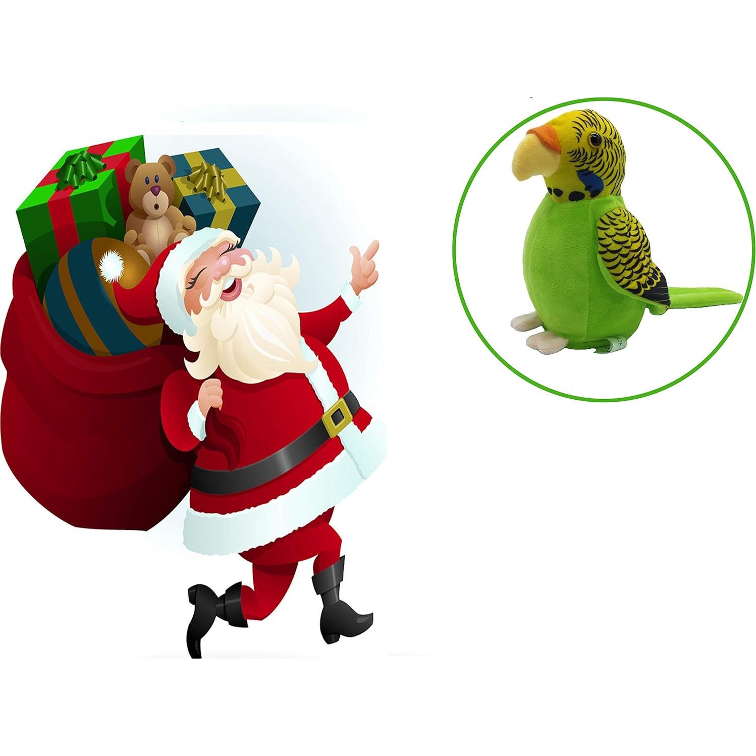 Loro Hablador Electrónico Vincilee Verde 18cm Juguete Divertido