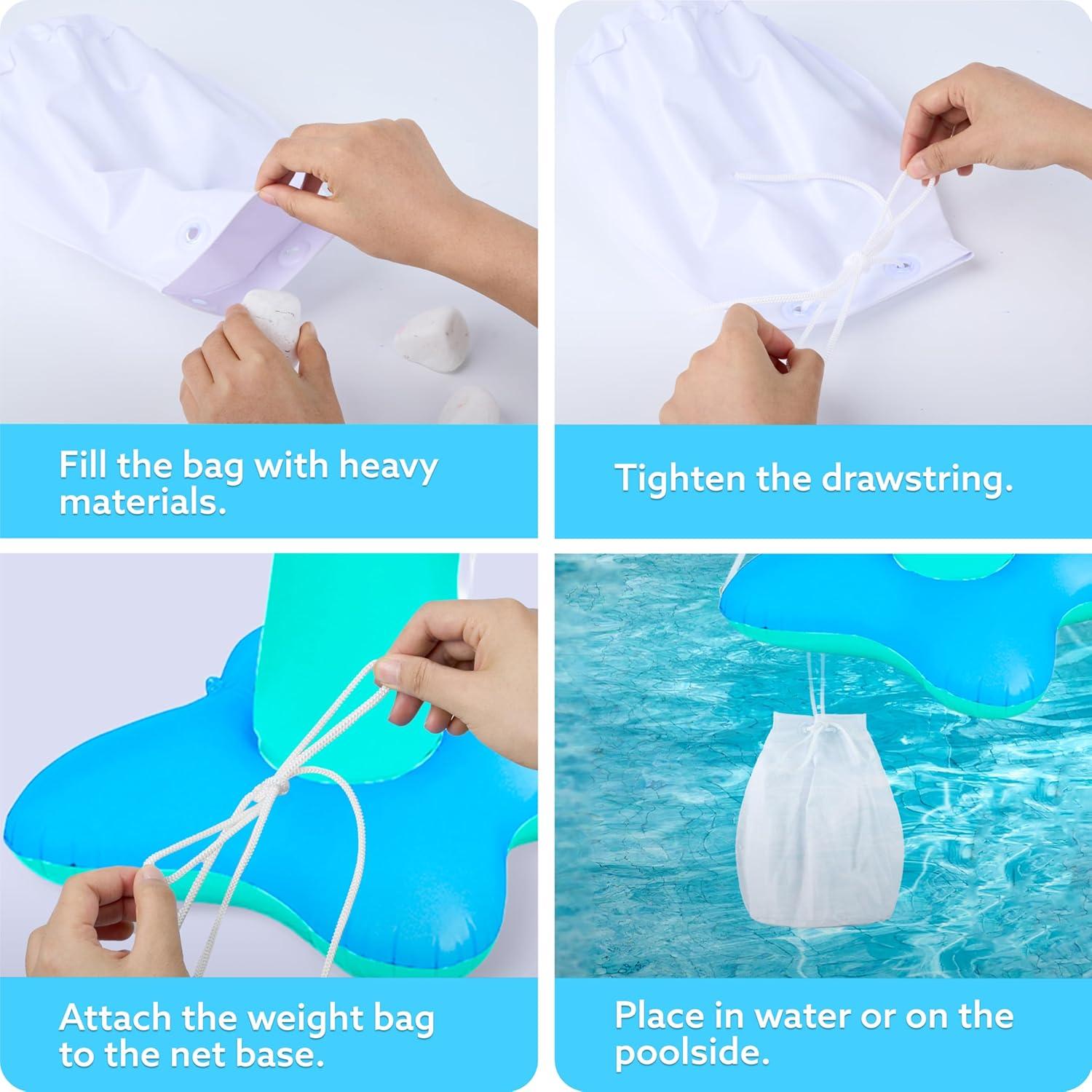 Juego de Flotadores Inflables Joyin para Piscina - Voleibol y Baloncesto