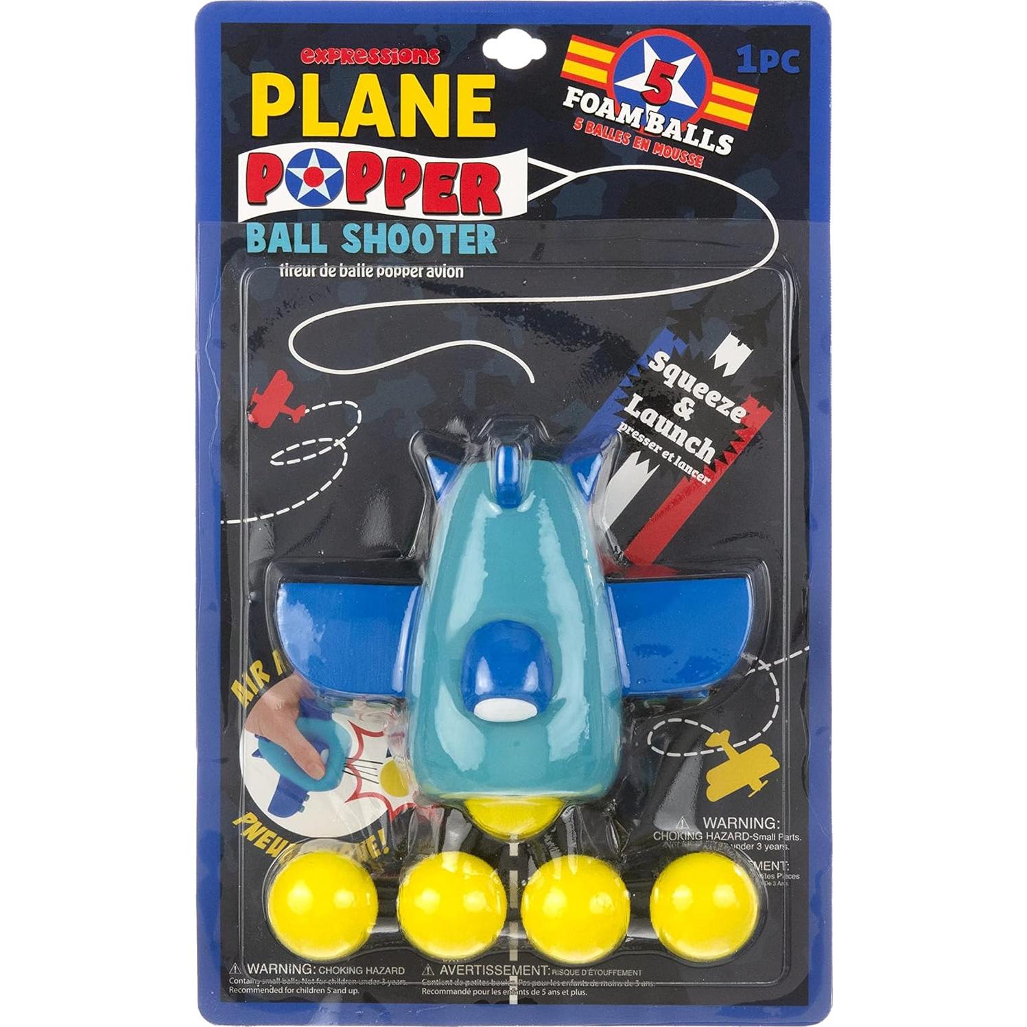 Lanzador de Pelotas de Espuma Expressions - Juguete de Avión